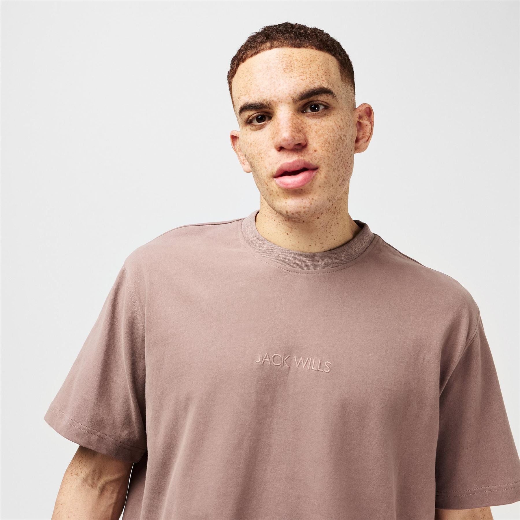 Jack Wills Mens Jacquard T-Shirt