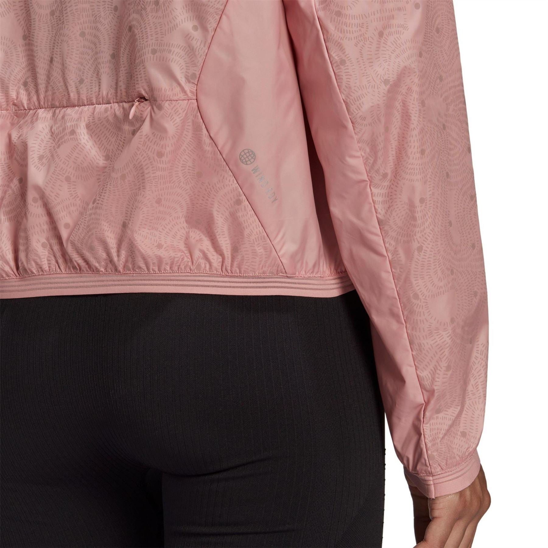 adidas Water Resistant Long Sleeve Performance Running Jacket