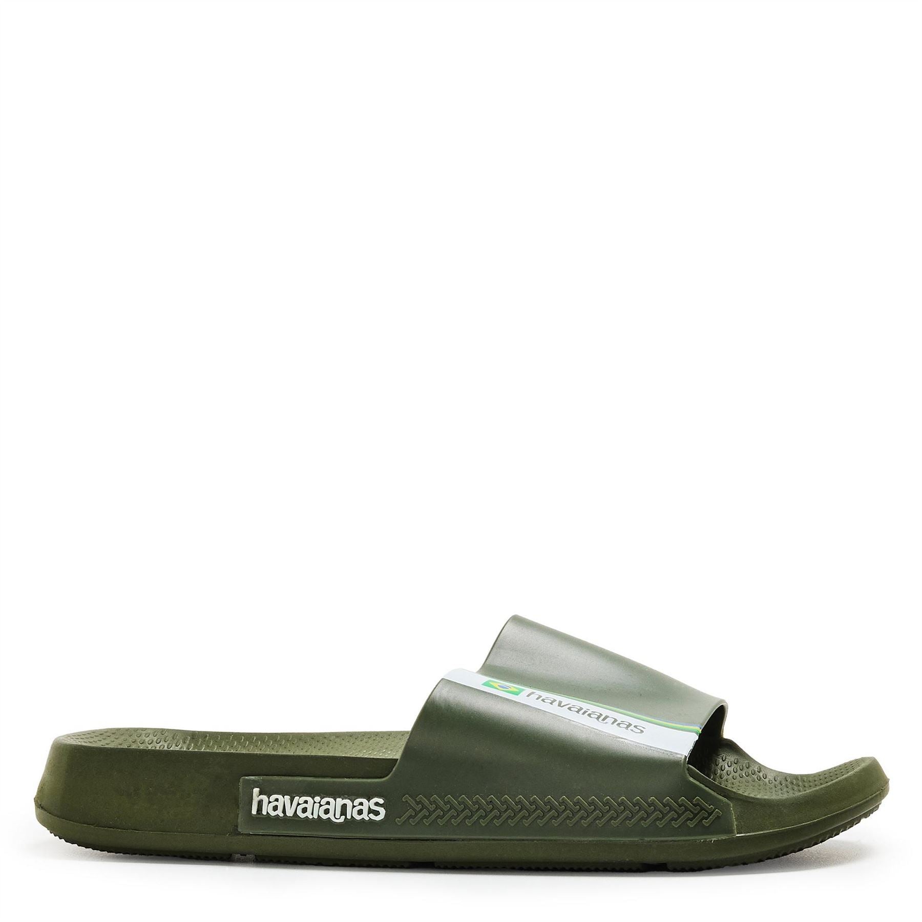 Havaianas Womens Hav. Slide Brasil Green 35 36 Flip Flops