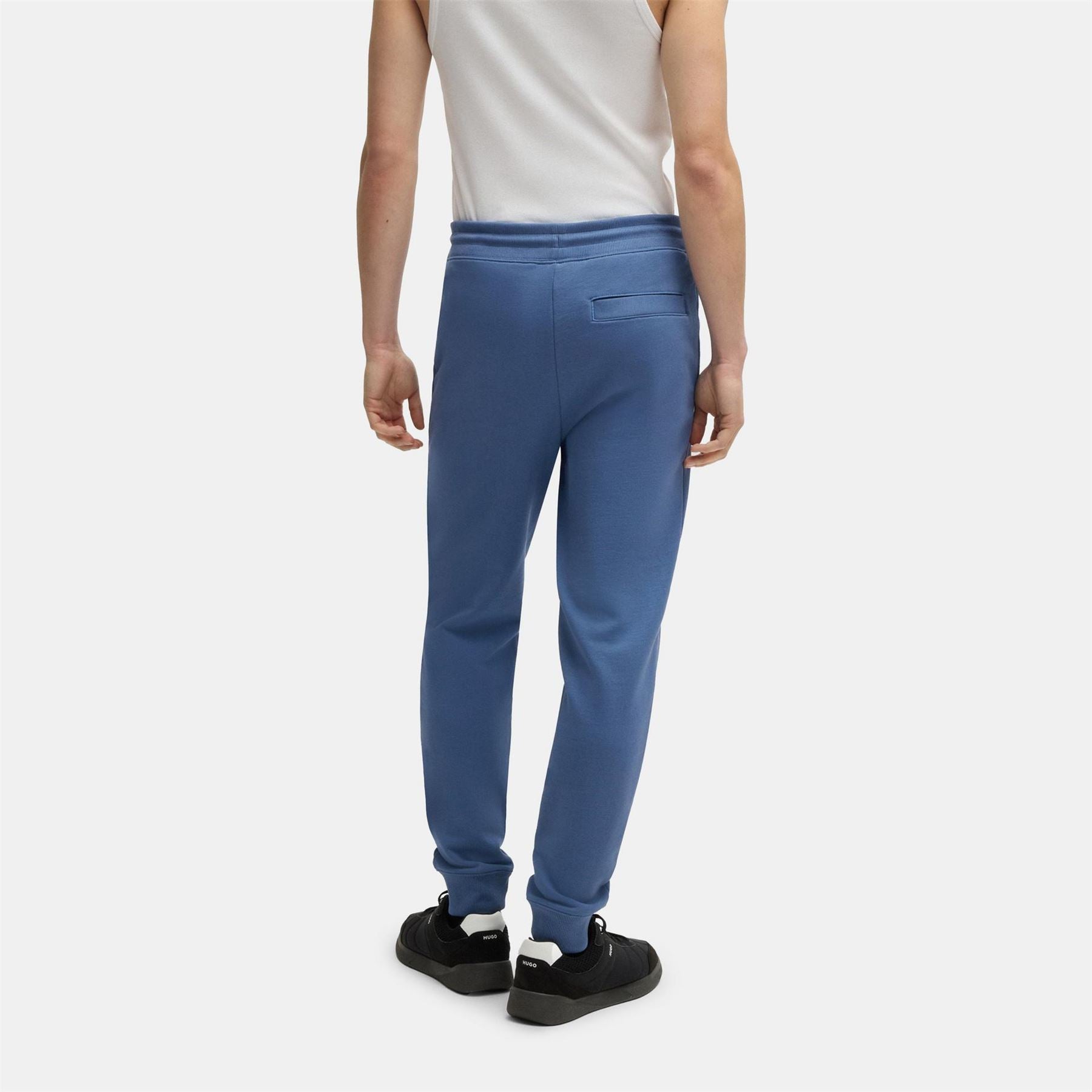 Hugo HUGO Doak Closed Hem Jogging Bottoms with Logo Detail