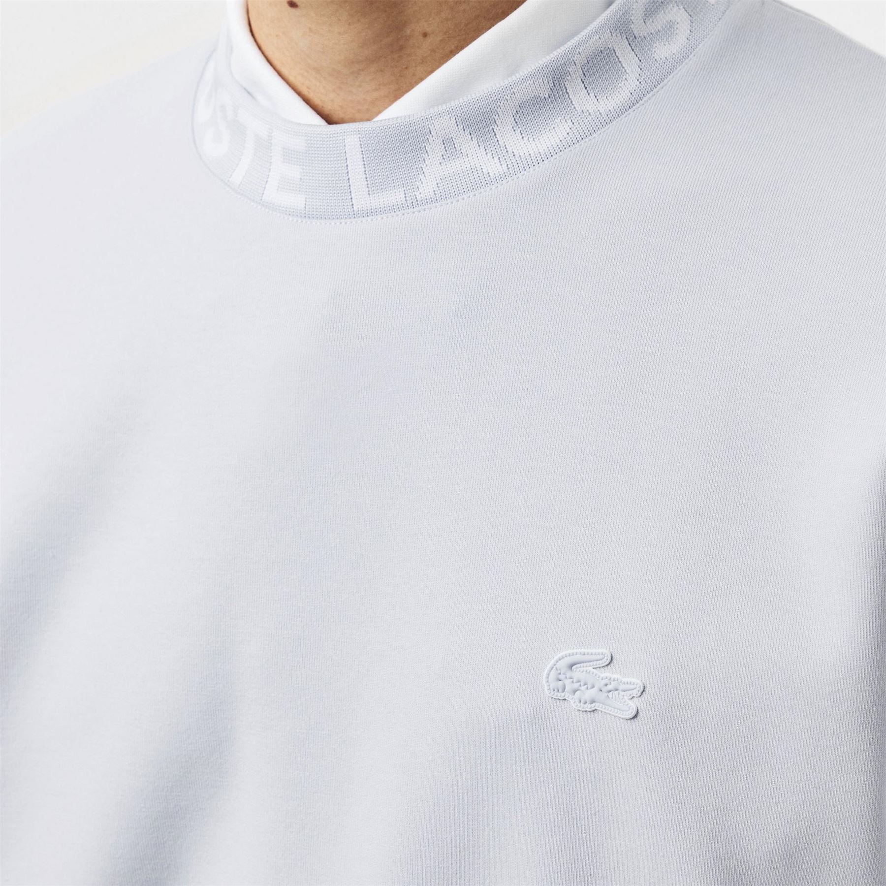 Lacoste Mock Neck Lacoste Lettering Sweatshirt