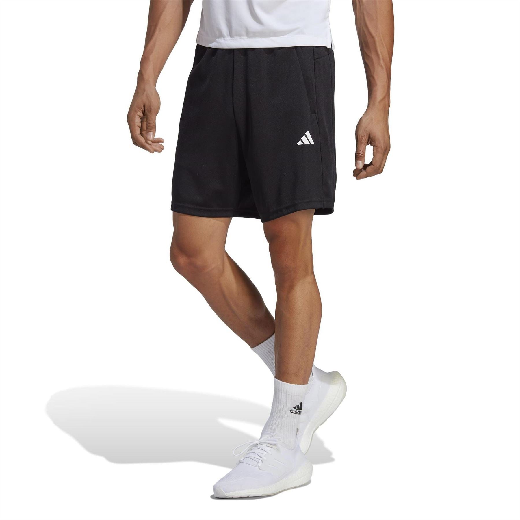 adidas Mens 3 Stripes 9 Inch Shorts