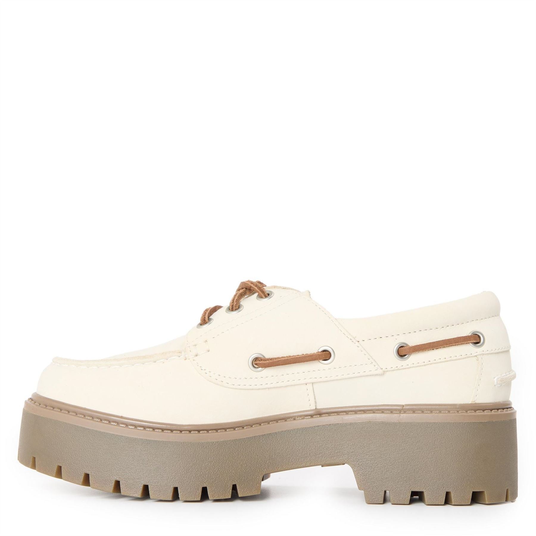 Timberland Stone Street Boat Shoe Natural Nubu