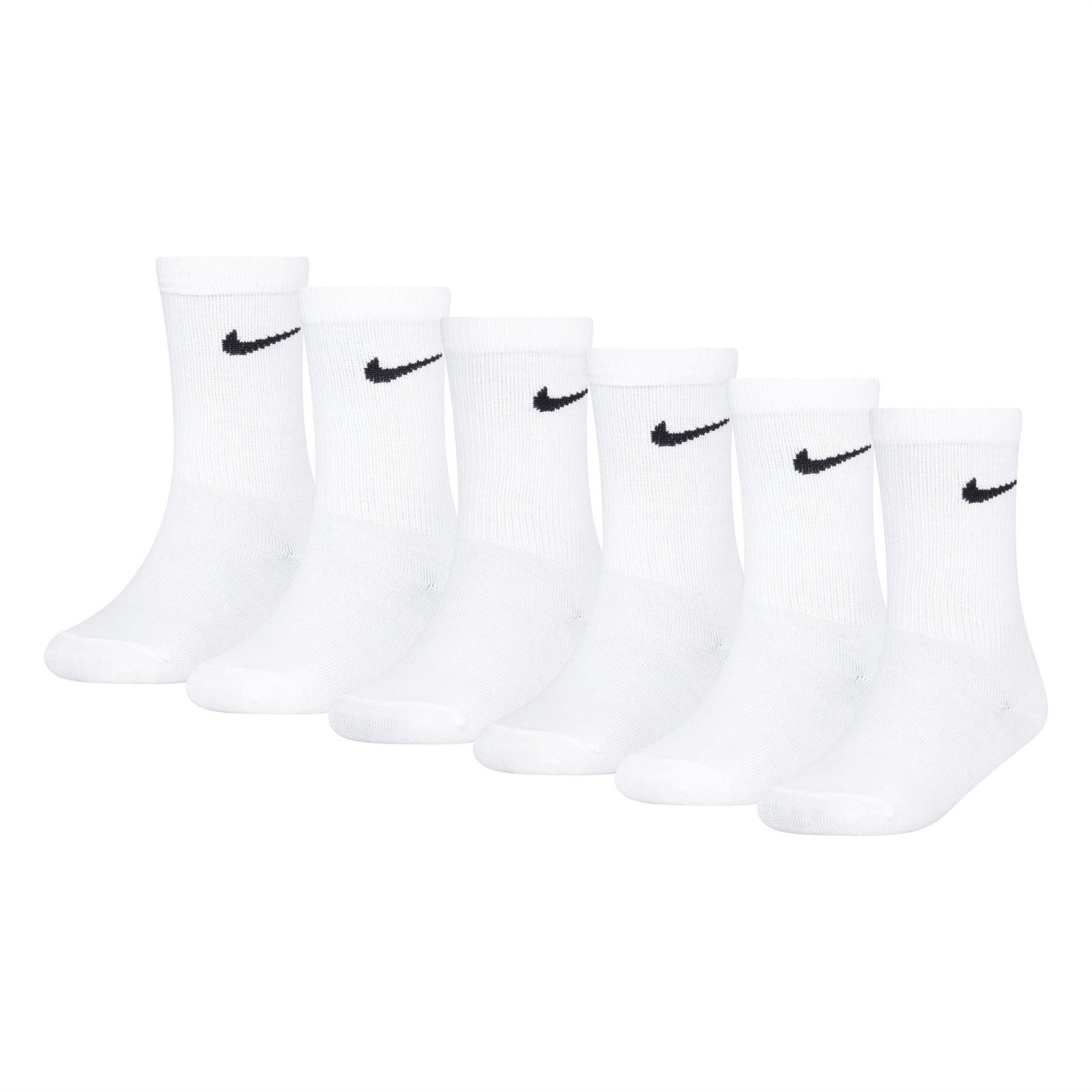 Nike 6 Pack Of Crew Socks Childrens