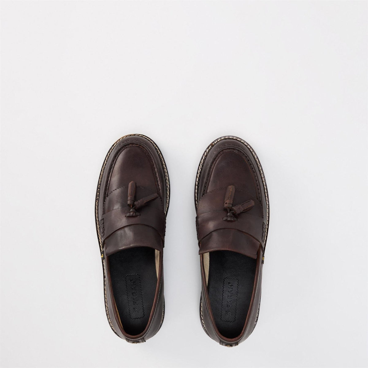 Farah Morfield Moccasin Loafers with Lug Sole