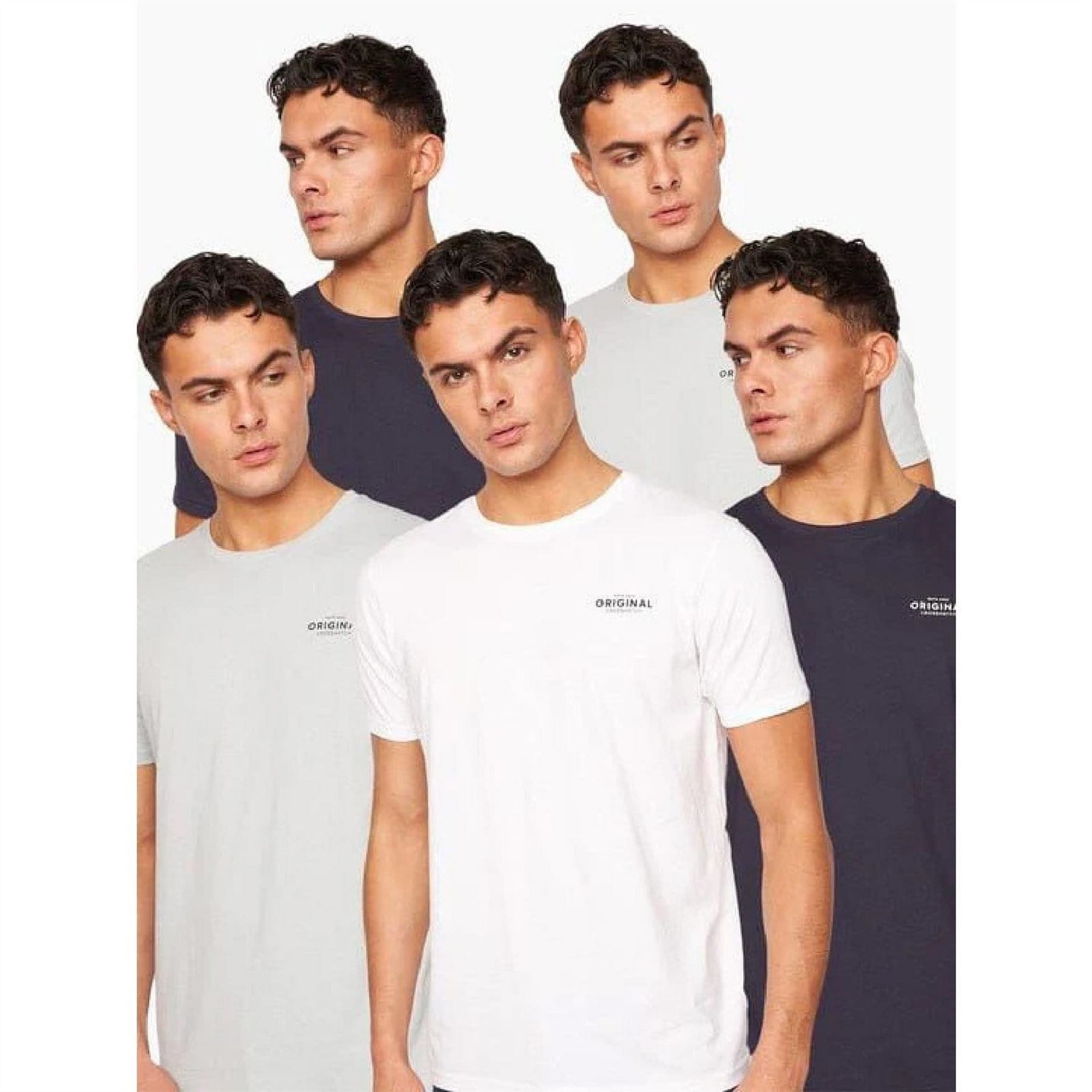 Crosshatch Pack Of Bailtee Print T-Shirts