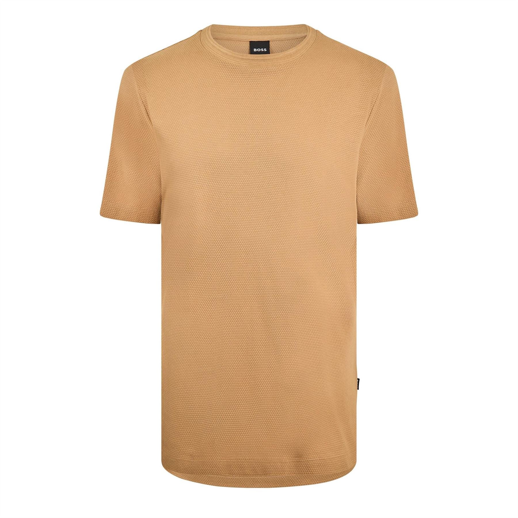 Boss Tiburt Bubble Structure Cotton Short Sleeve T-Shirt