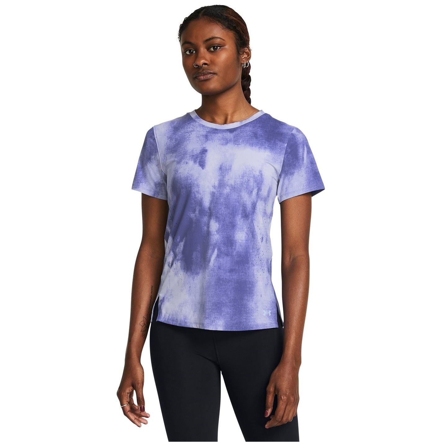 Under Armour Womens Armour Ua Launch Elite Printed Ss Running Top