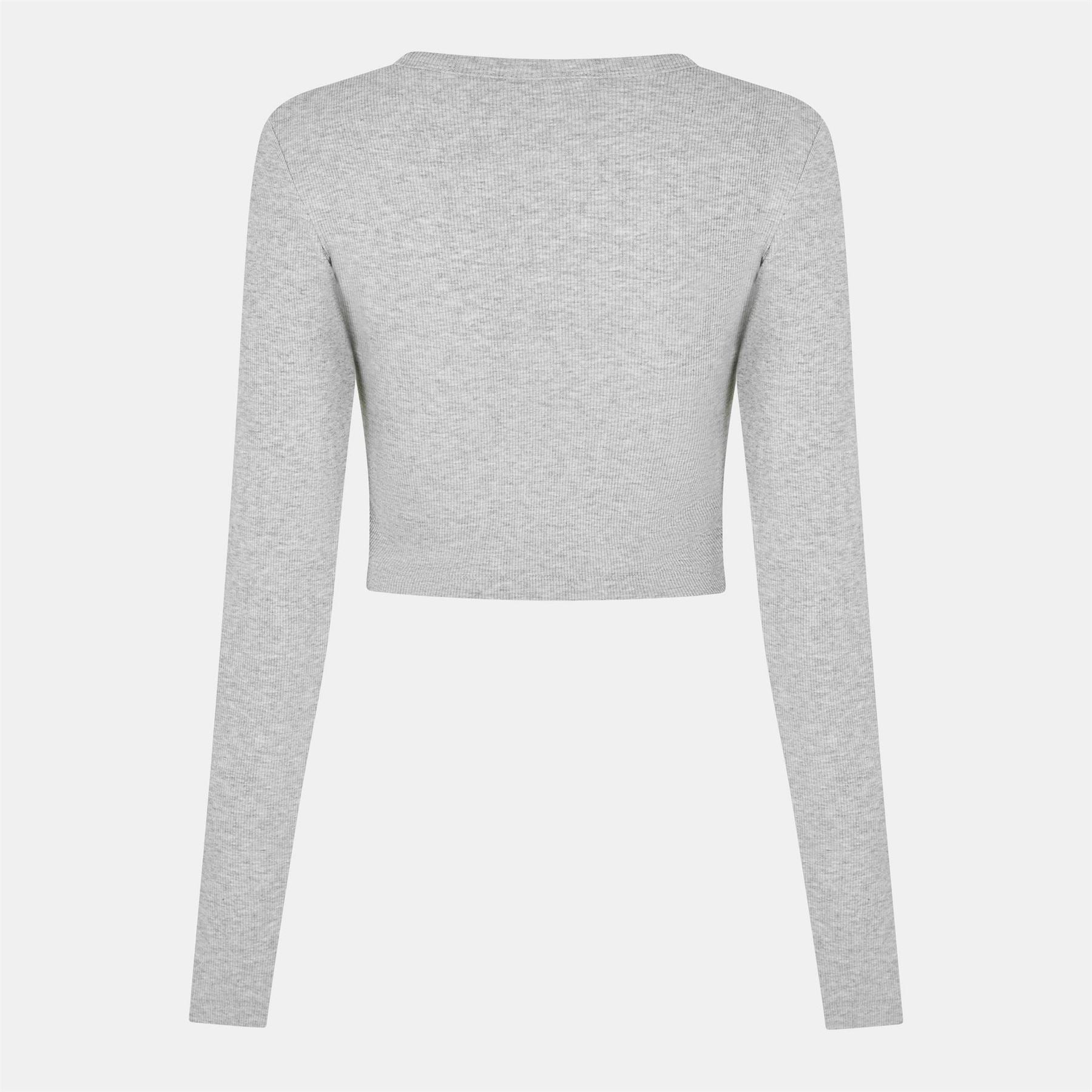 JJXX Feline Slim Fit Cropped Long Sleeve T-Shirt