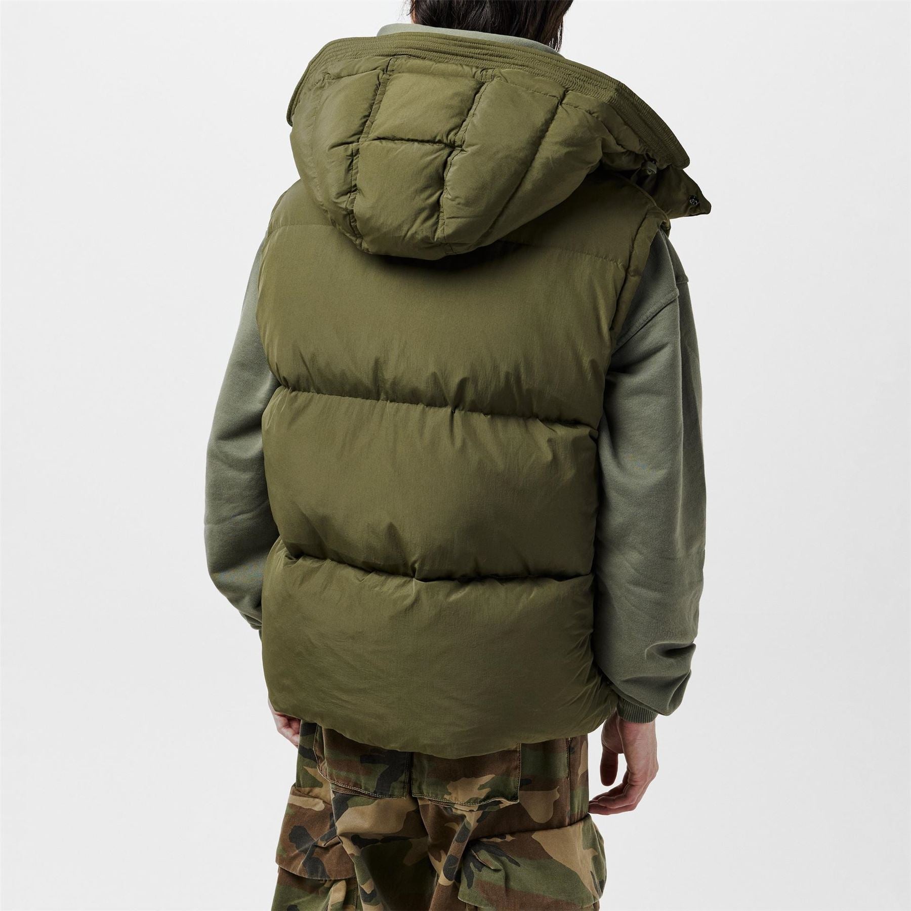 Diesel Solid Patterned Duffle Coat
