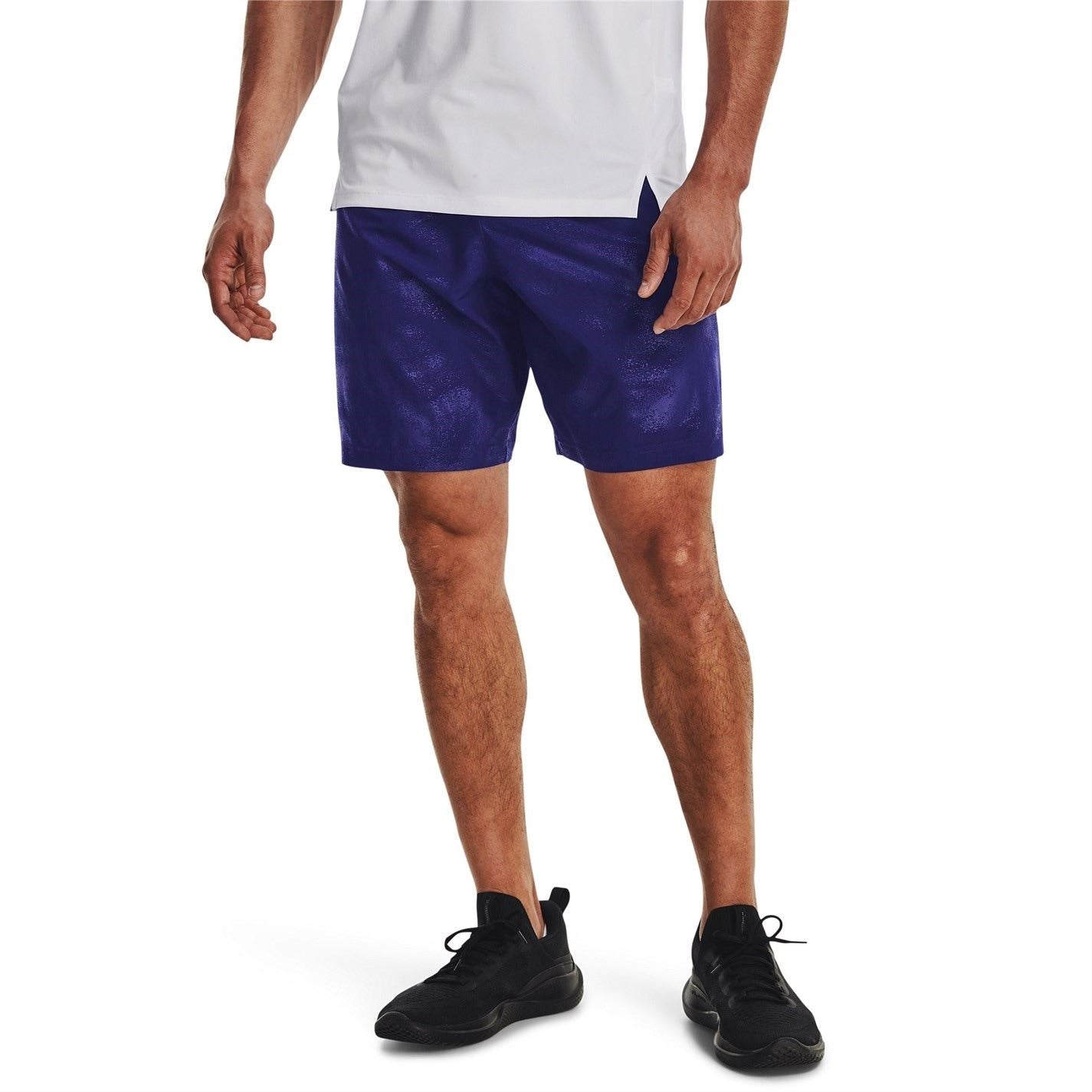 Under Armour Mens Woven Emboss Gym Shorts