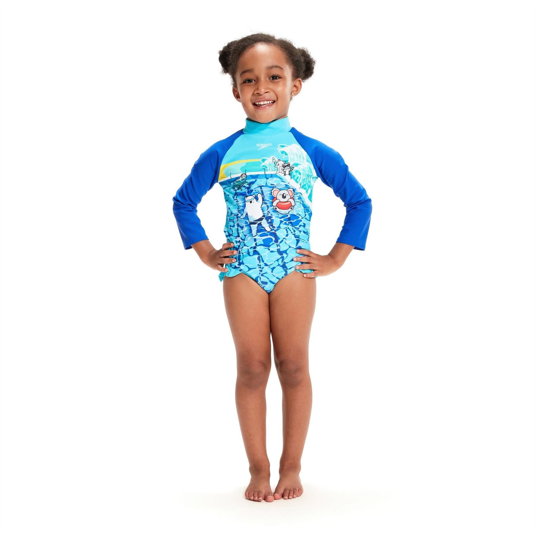 Speedo Frill One Piece Infant Girls