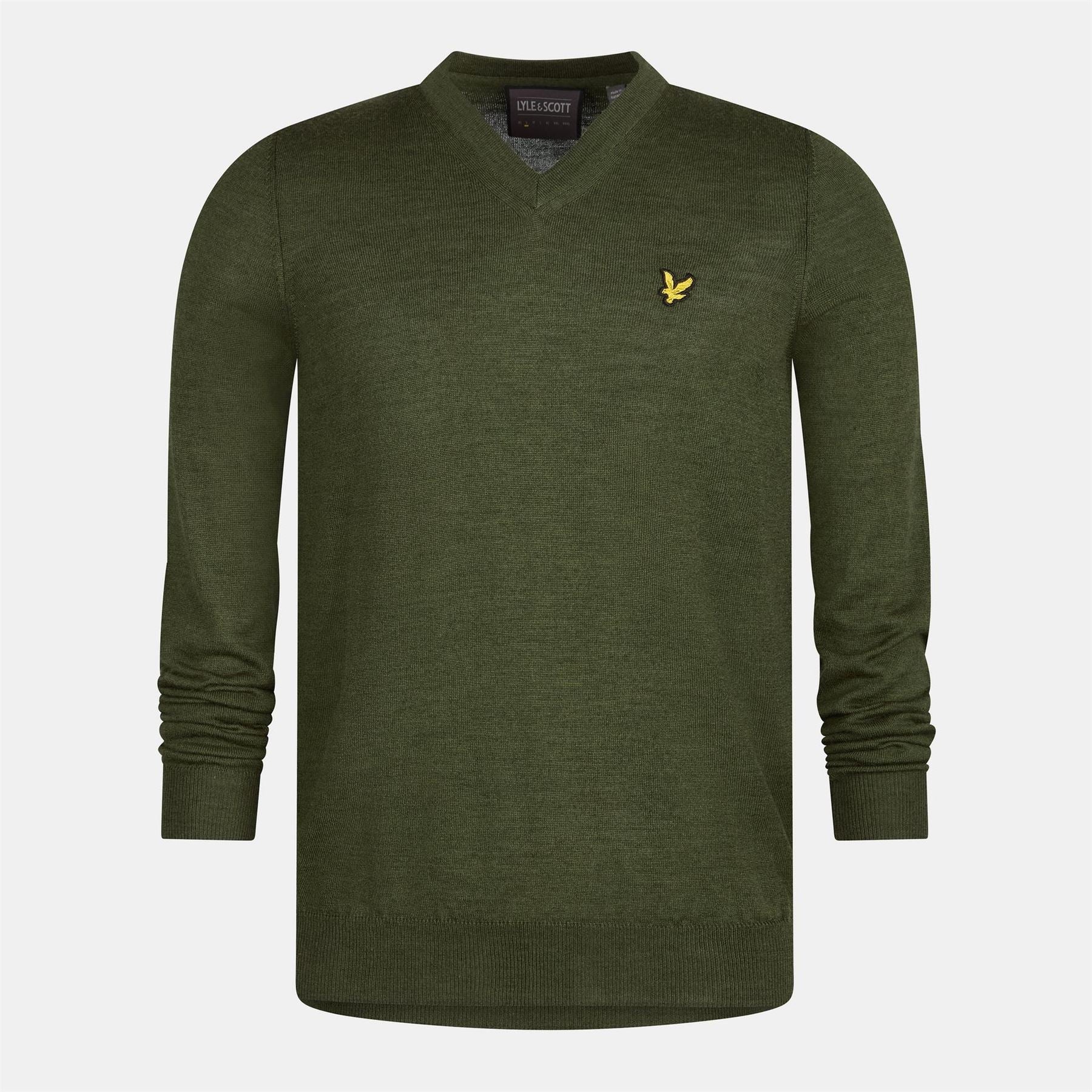 Lyle and Scott V Neck Regular Fit Golf Sweater