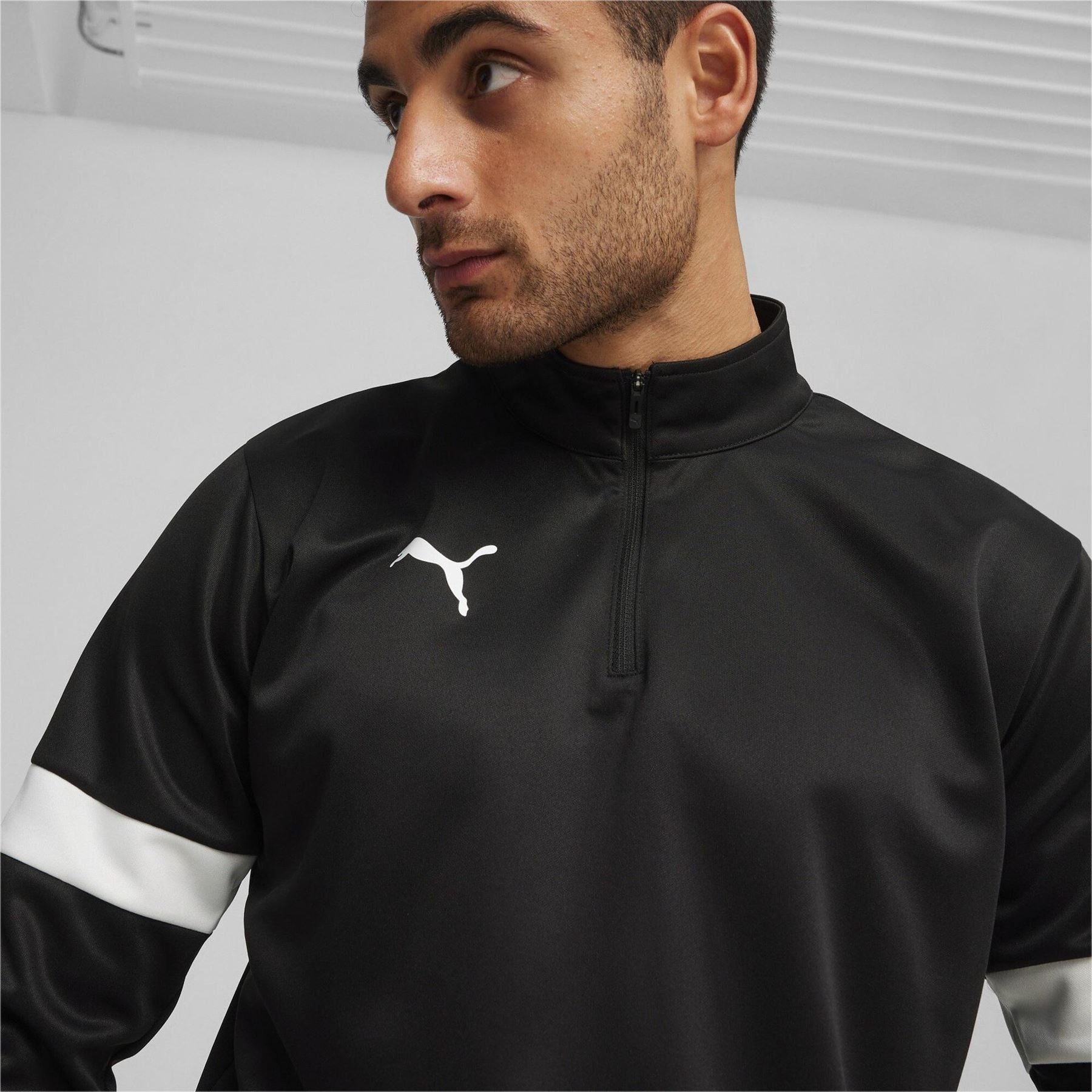 Puma Mens Quarter Zip Top Drill