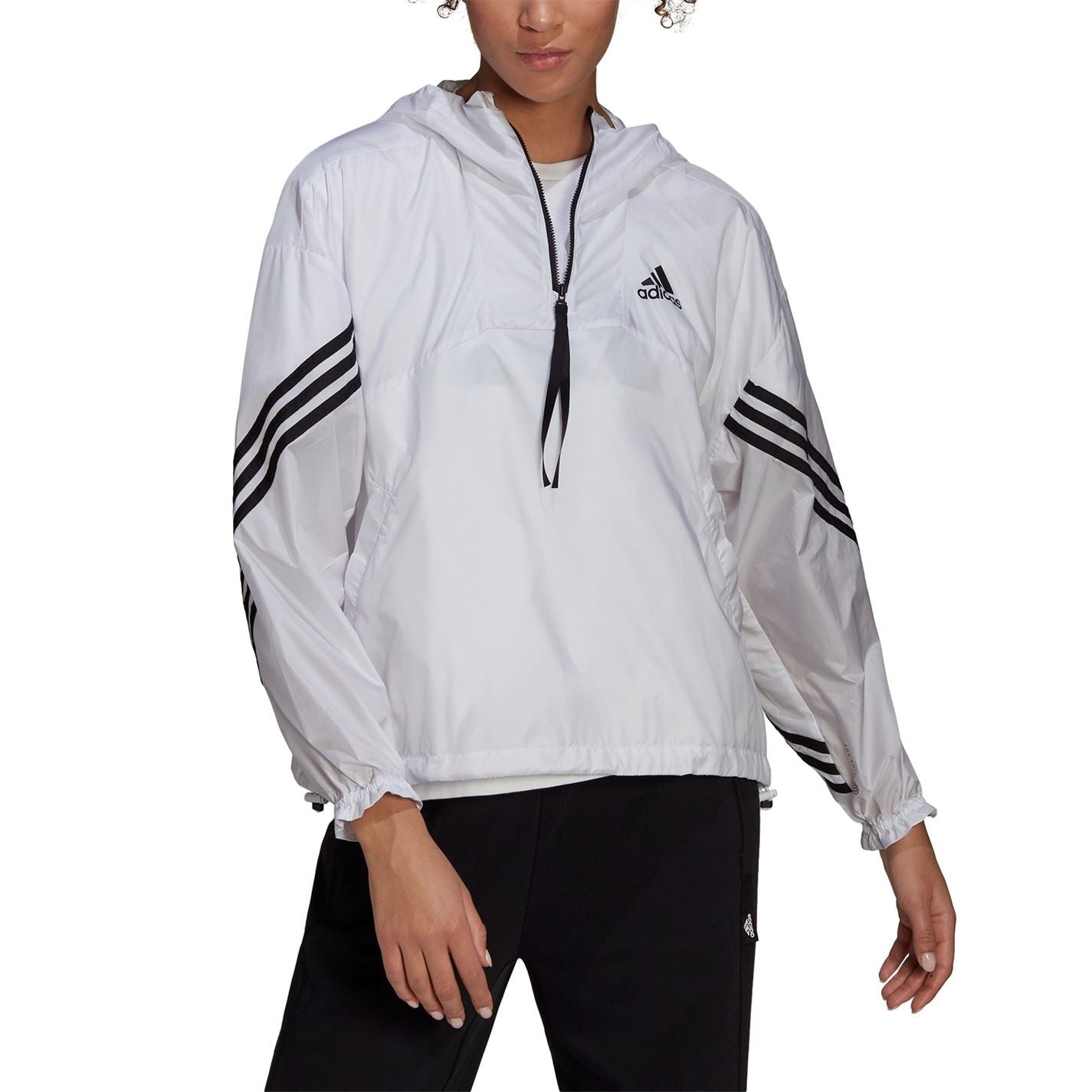 adidas Womens HalF-Zip Windreaker