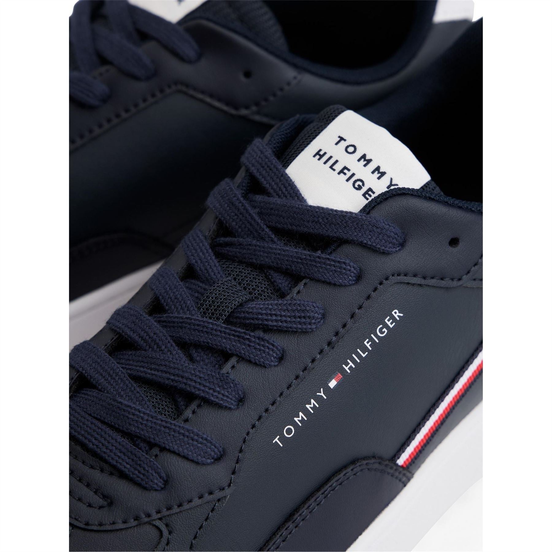 Tommy Hilfiger Basket Stripe Lace-Up Low Top Sneakers