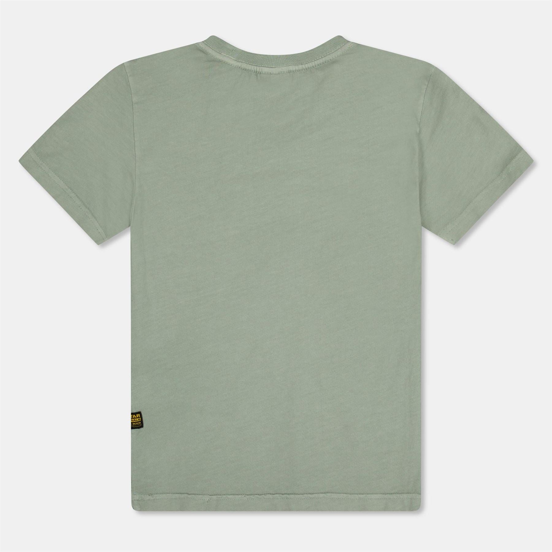 G Star Logo Print Regular Fit Crew Neck T-Shirt