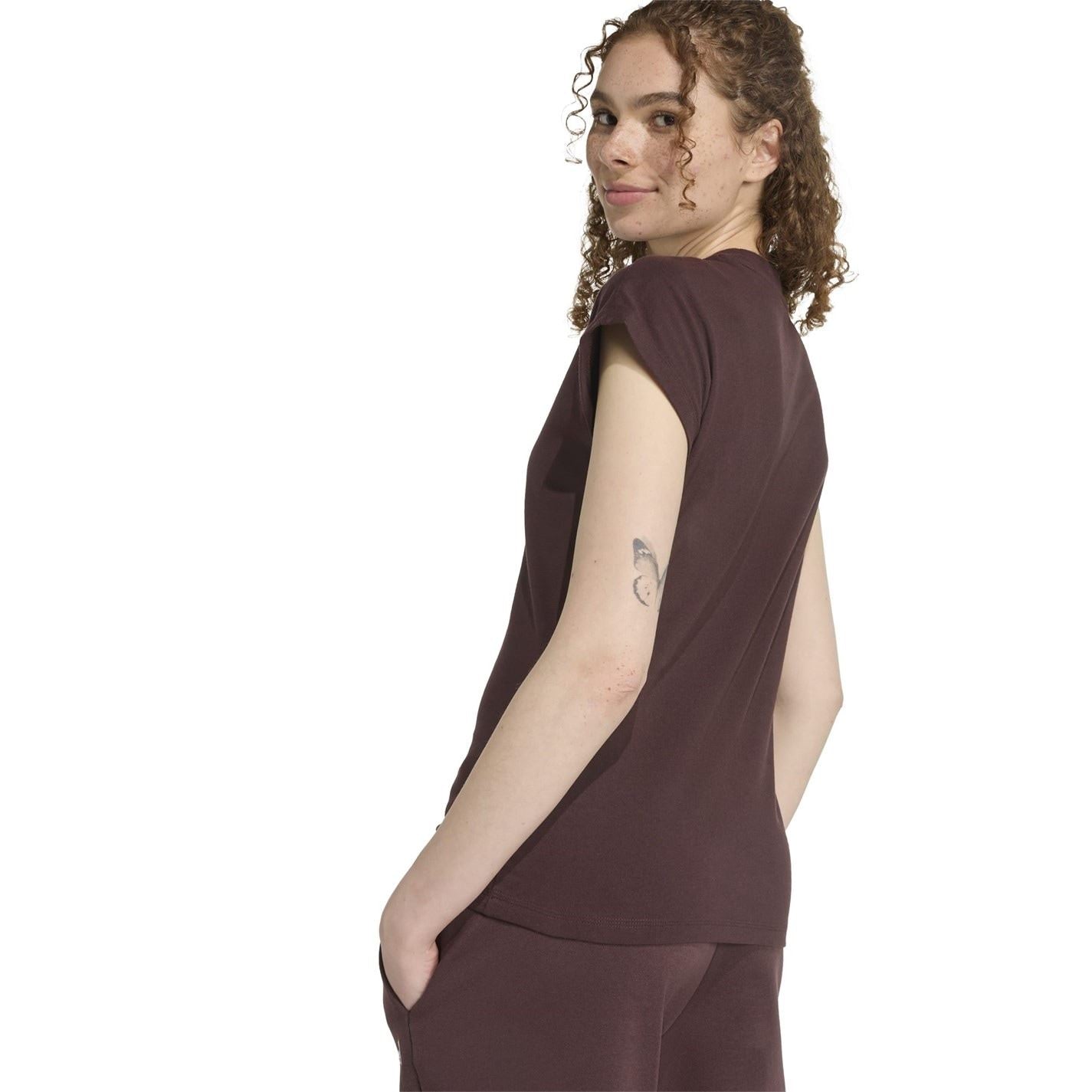 adidas Womens Essentials Linear Cotton T-Shirt