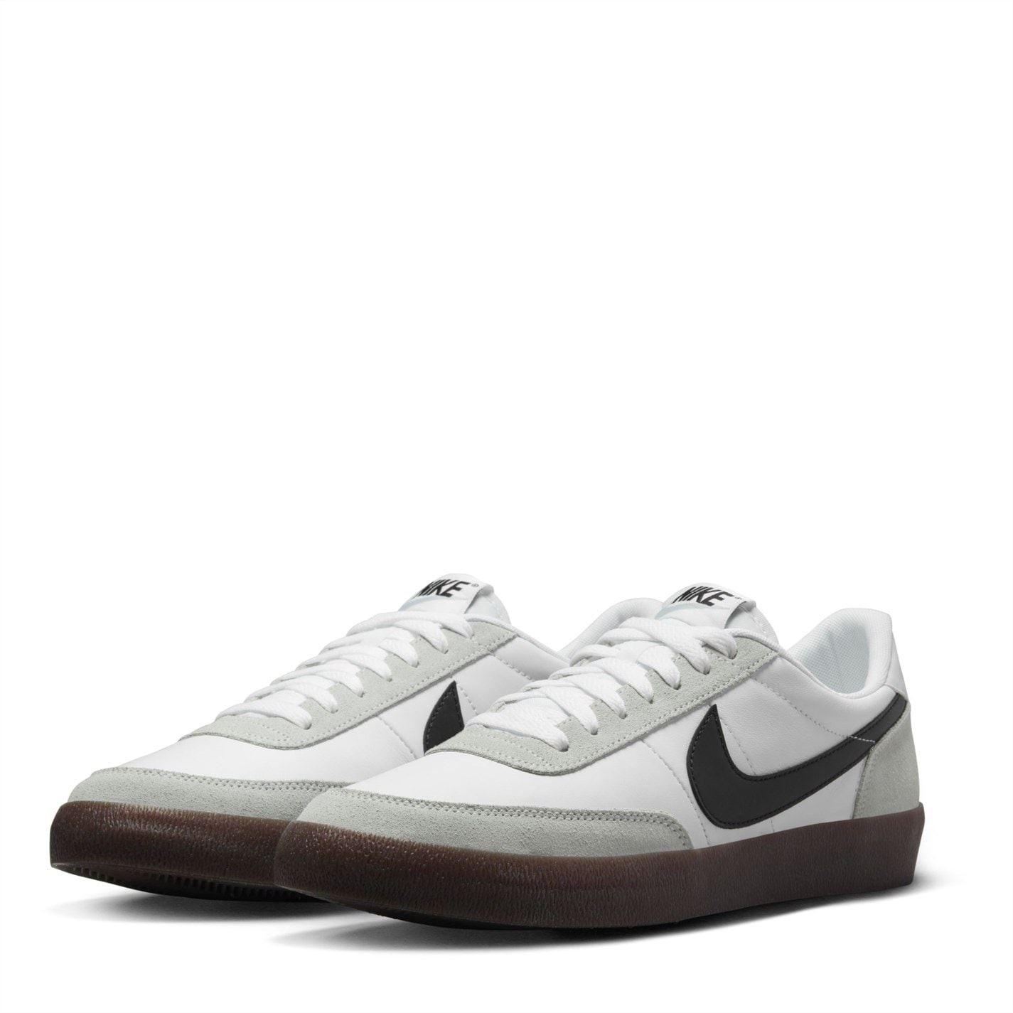 Nike Leather Low Top Flat Heel Sneakers