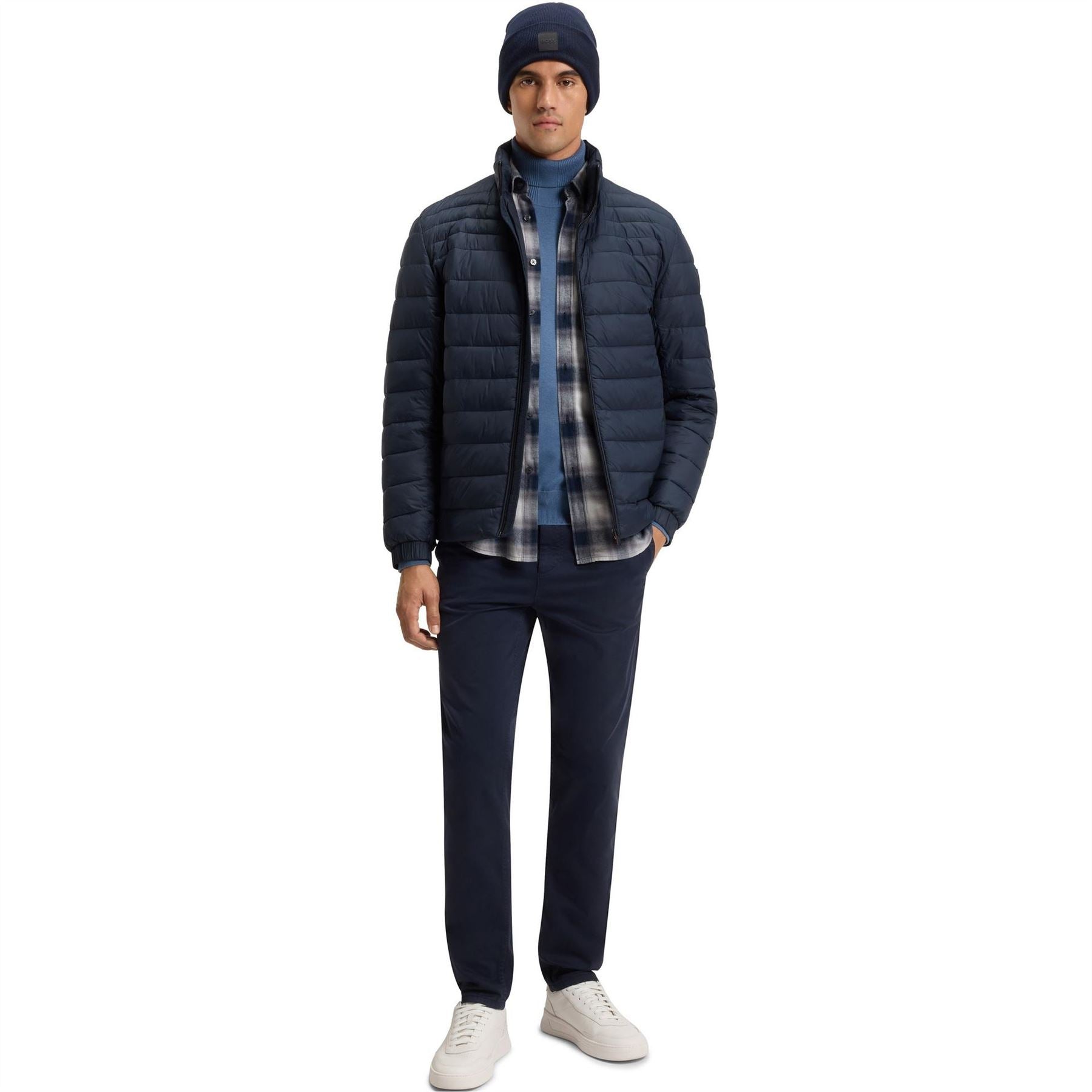 Boss Oden  Orange Lightweight Short Puffer Jacket