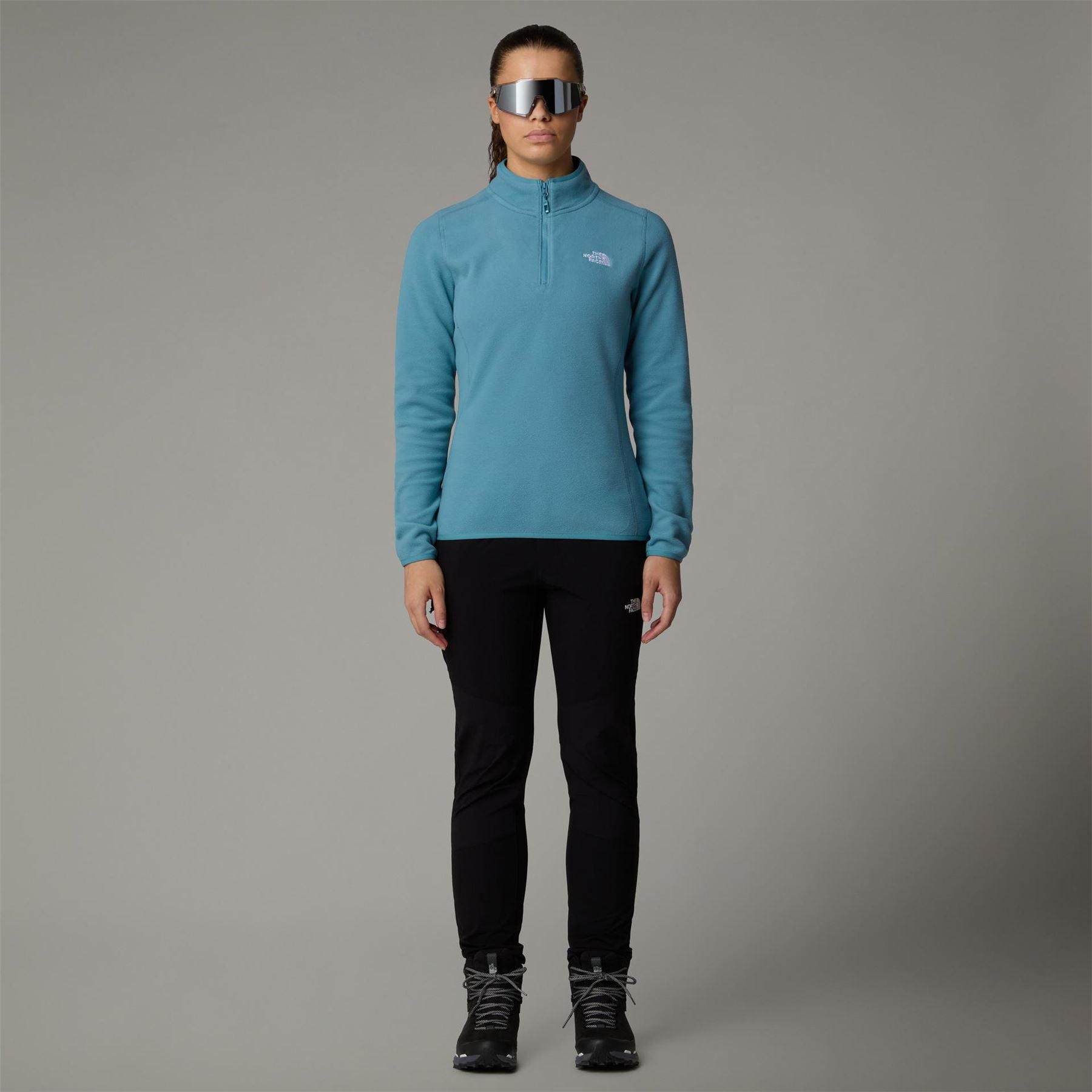 The North Face Womens 100 Glacier Quarter Zip Fleece