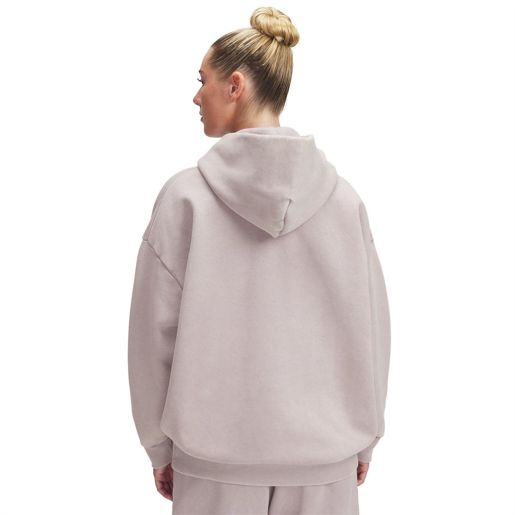 Under Armour Icon Hooded Neck Drop Shoulder Long Sleeve Top