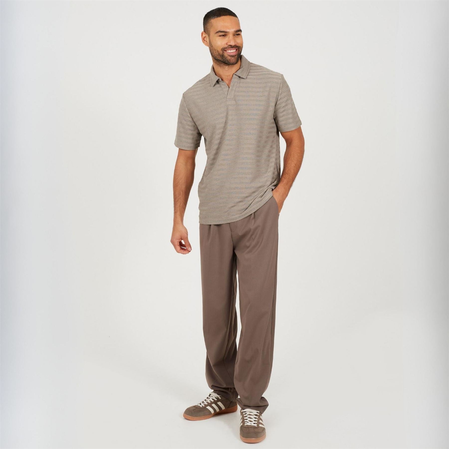 Brave Soul Trophy Polo Neck Short Sleeve Shirt