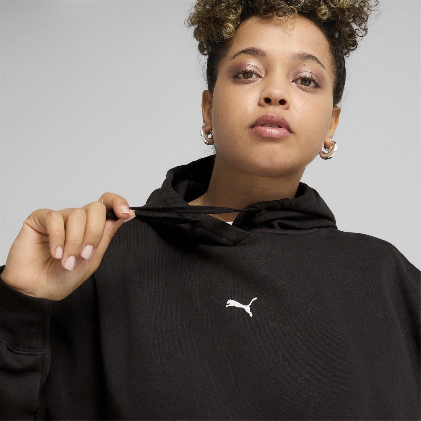 Puma Womens Essentials Oversized Hoodie