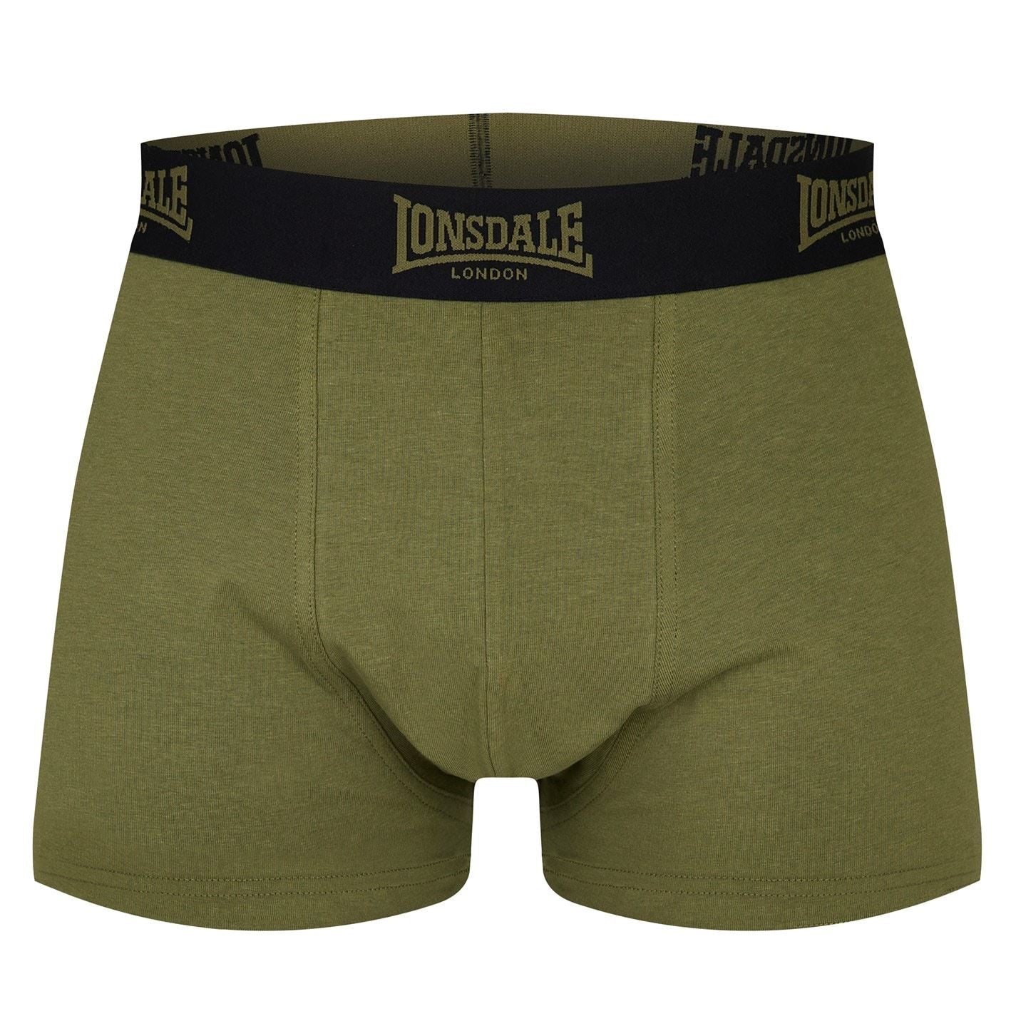 Lonsdale Mens 2 Pack Trunk
