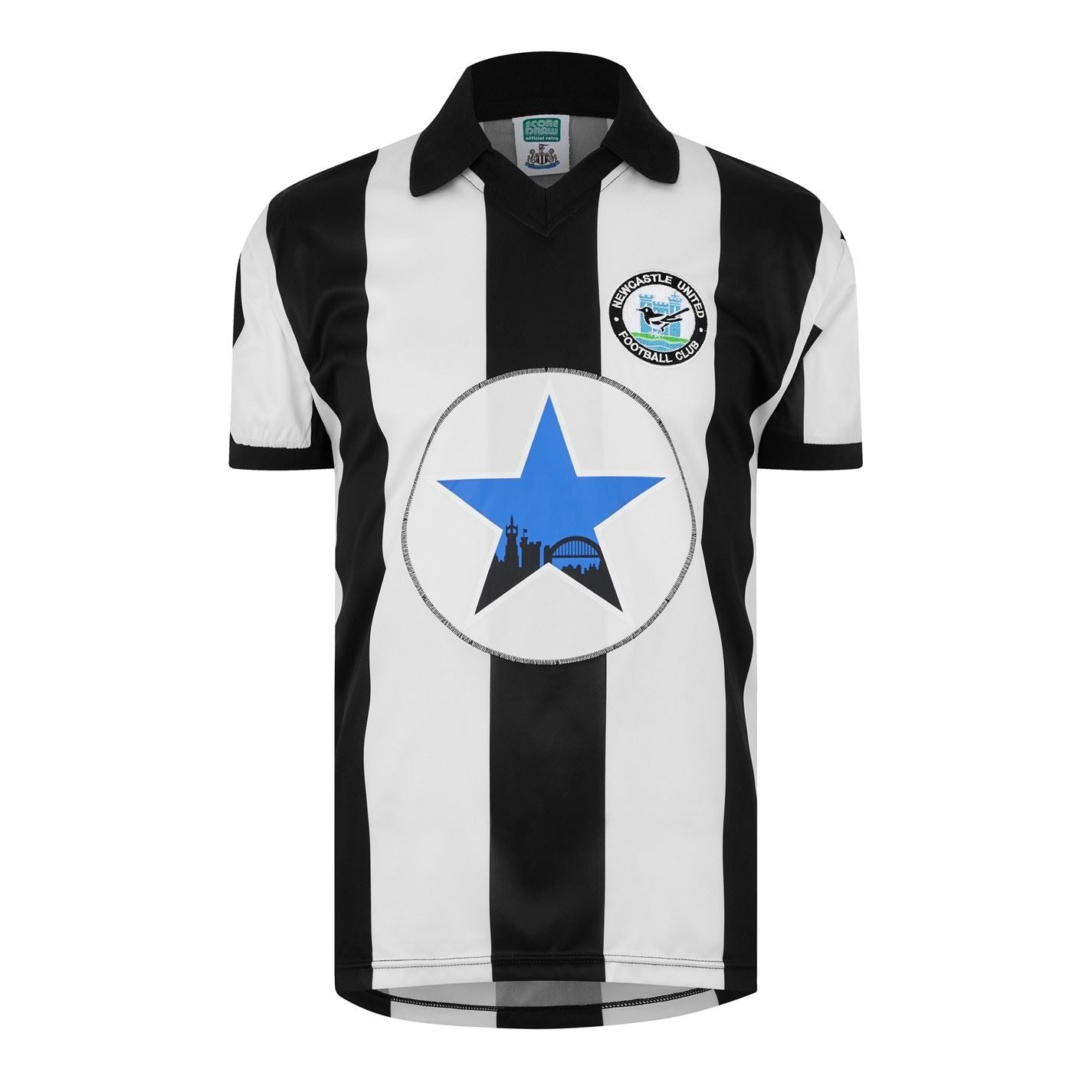 Score Draw Newcastle United 1982 Home Shirt Adults