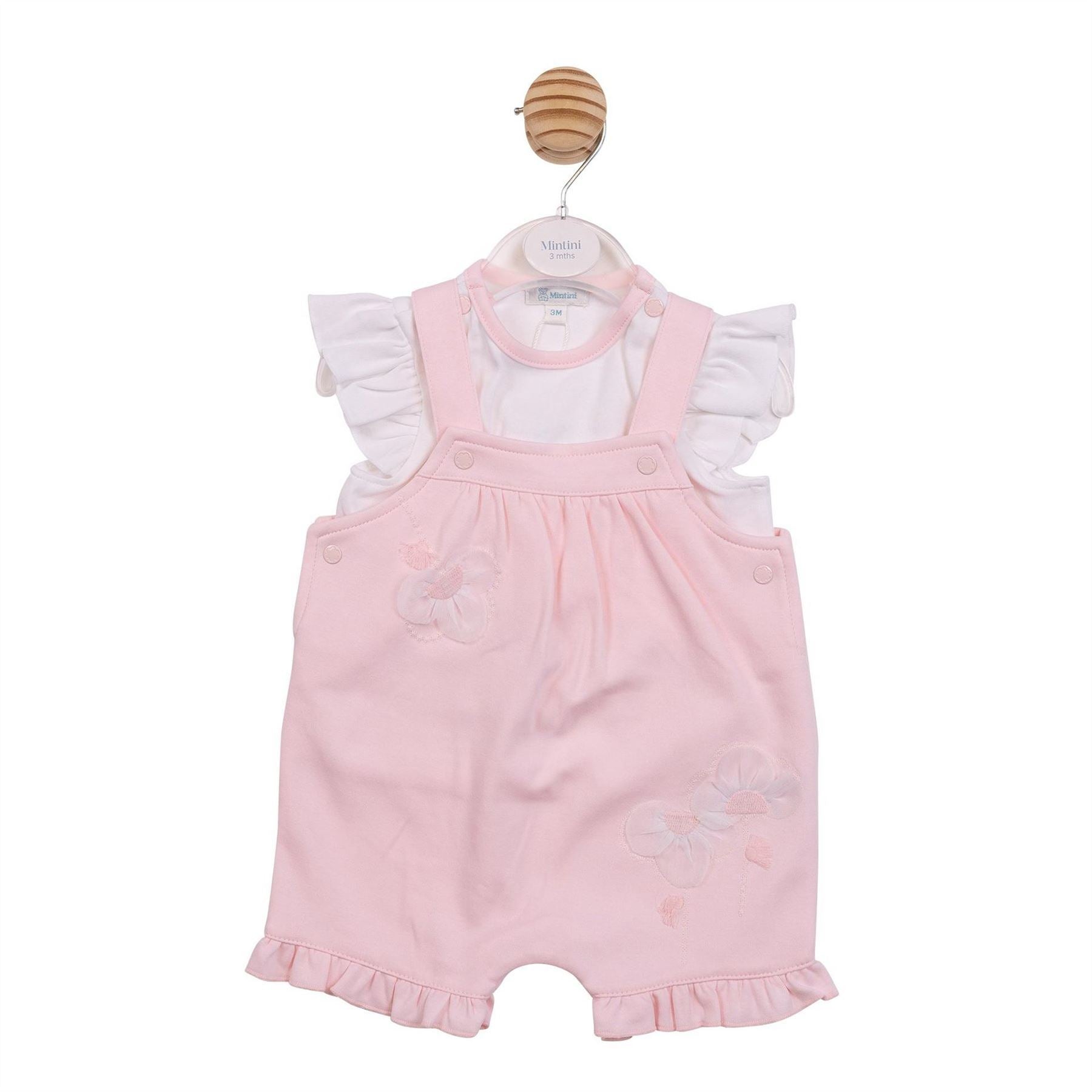 Mintini Baby Top And Dungaree Pyjama Set