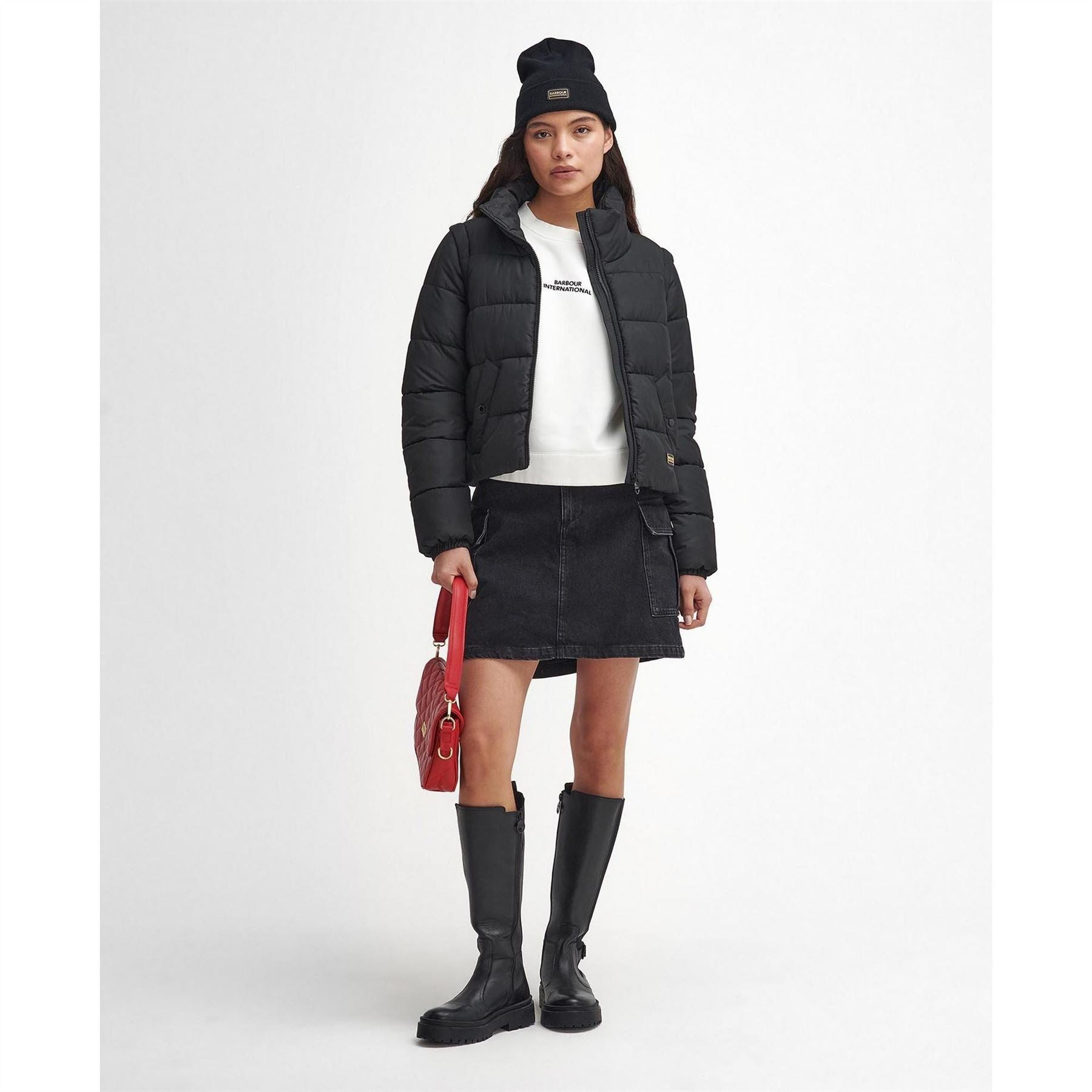 Barbour International Convertible Puffer Jacket