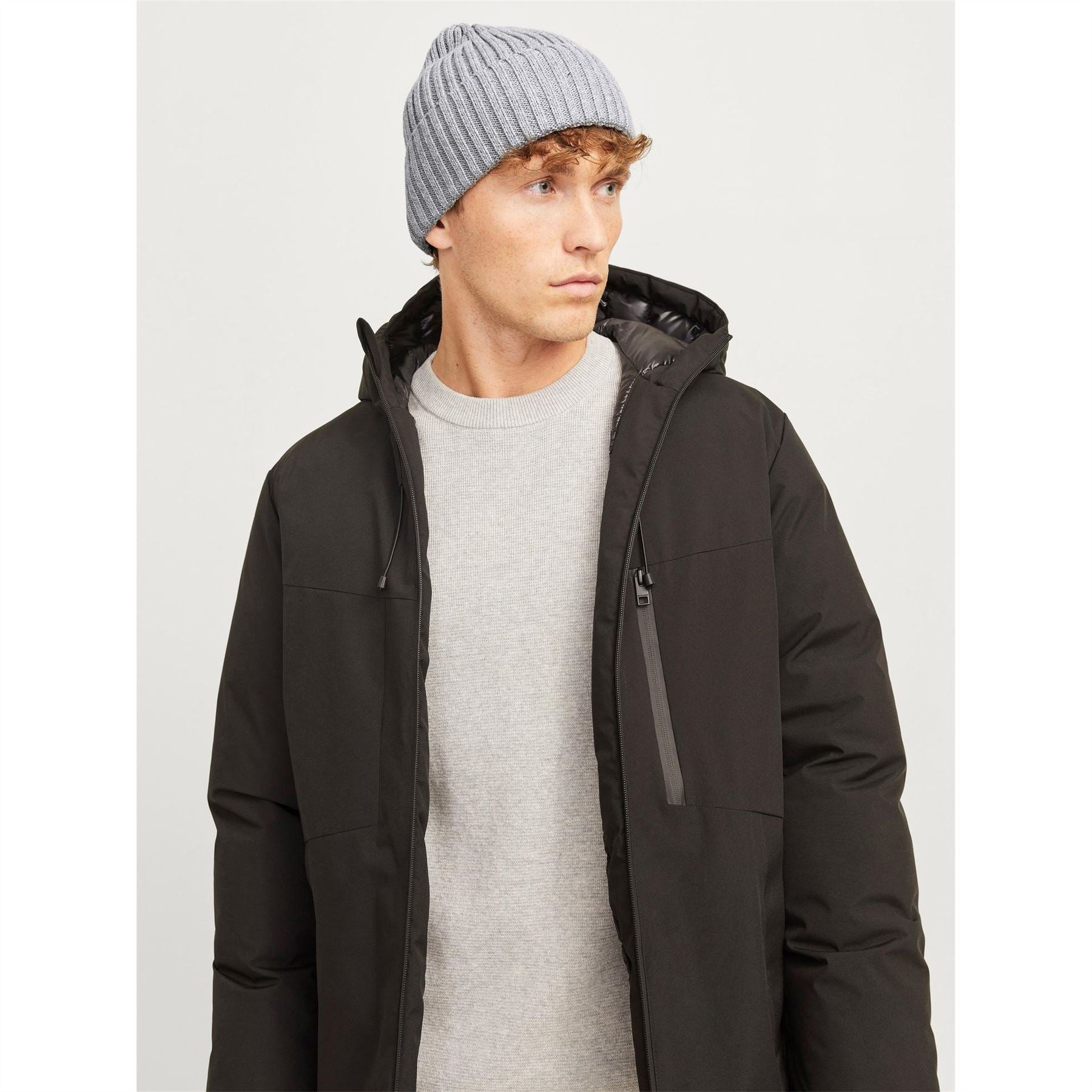 Jack and Jones Cotton Adjustable Cuff Beanie