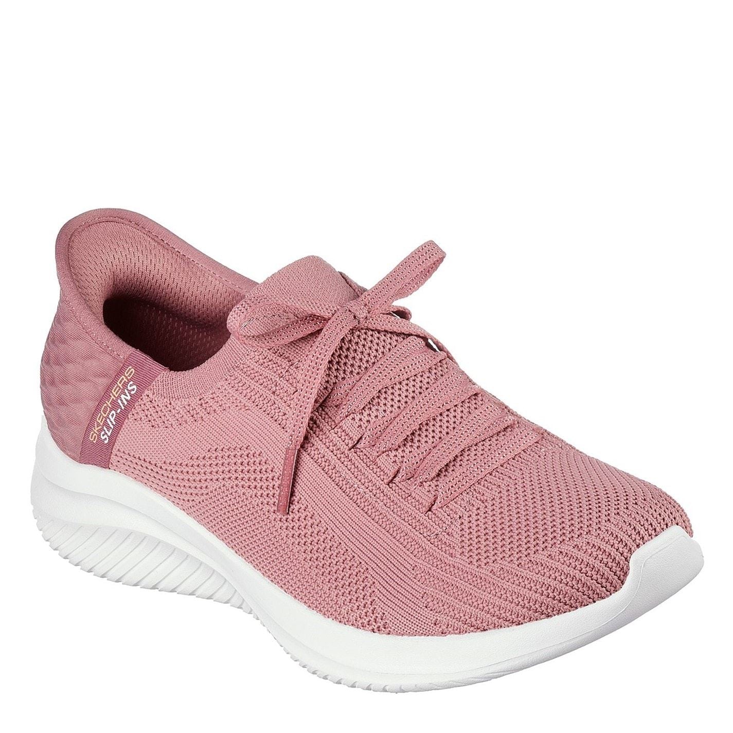 Skechers Low Top Ribbed Flat Heel Sneakers