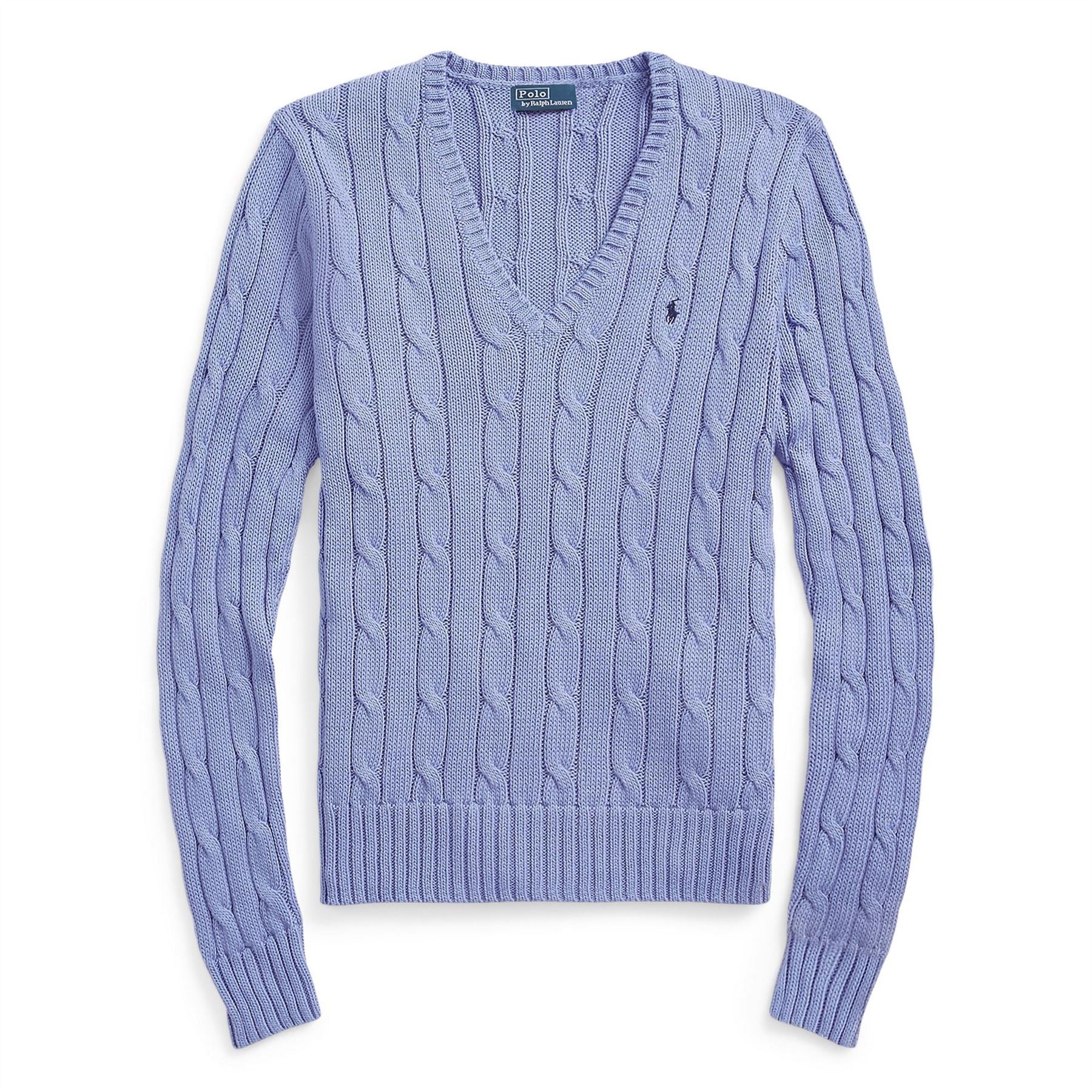 Polo Ralph Lauren Cable Knit V Neck Jumper