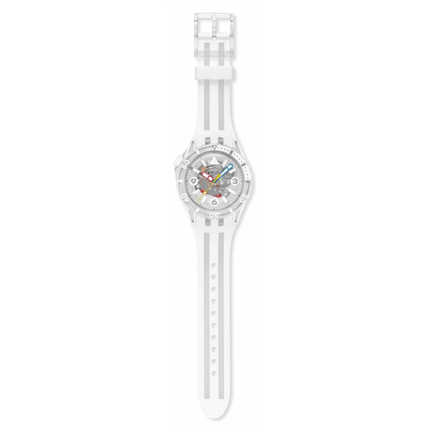 Swatch Scubaqua 52 Rubber Strap Analogue Sport Watch