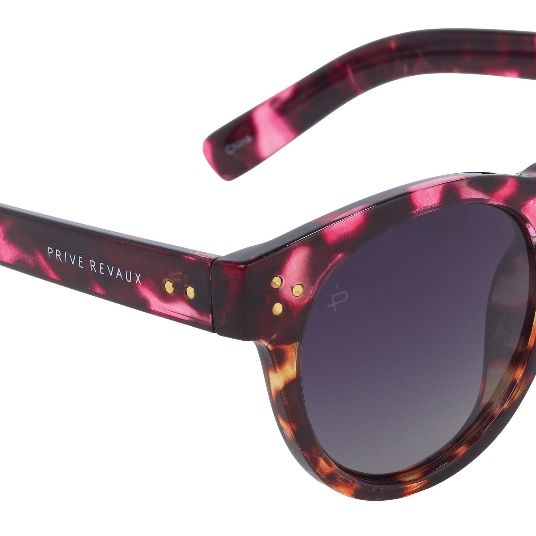 Prive Revaux R The Warhol Round Full Rim Sunglasses