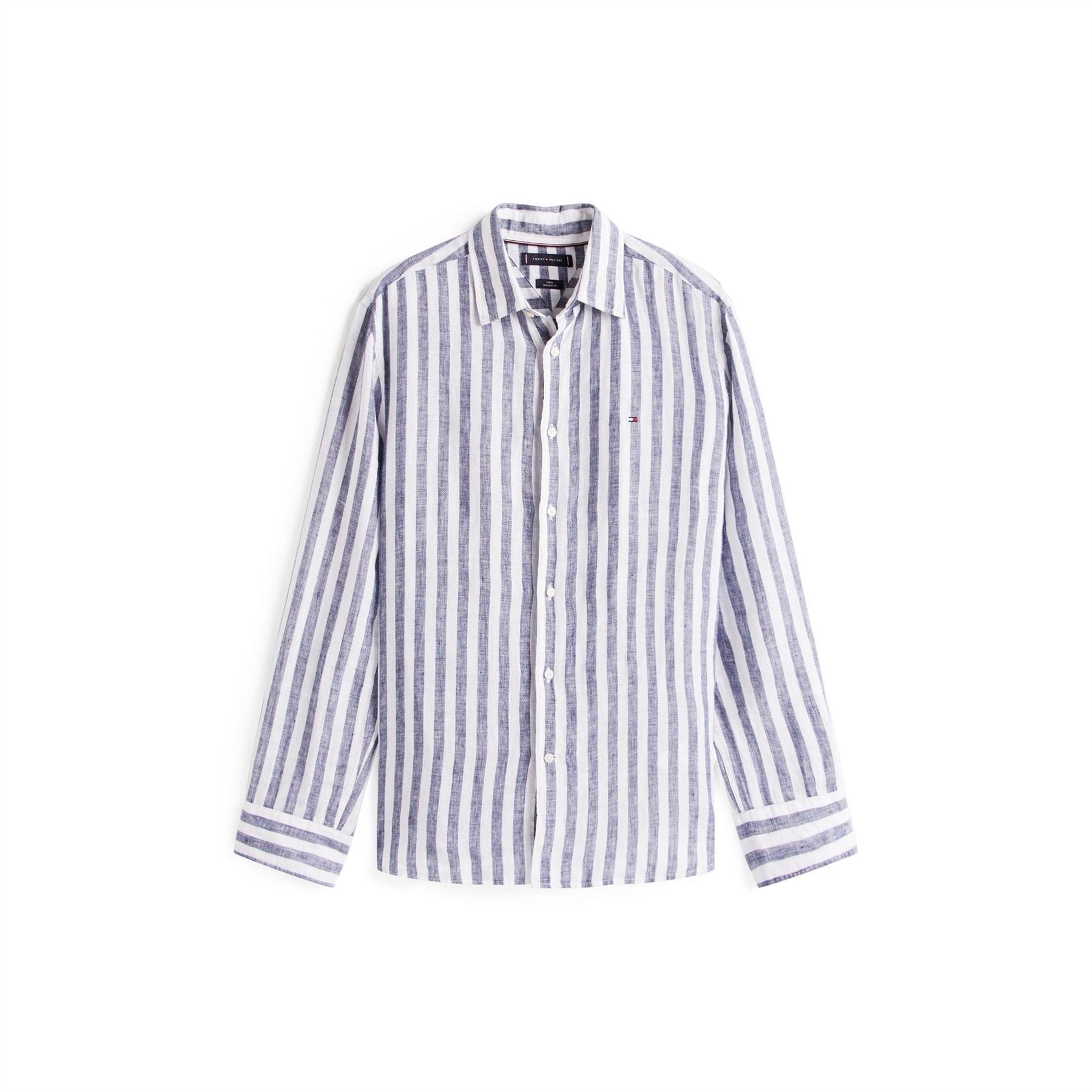 Tommy Hilfiger Bengal Stripe Long Sleeve Patterned Shirt