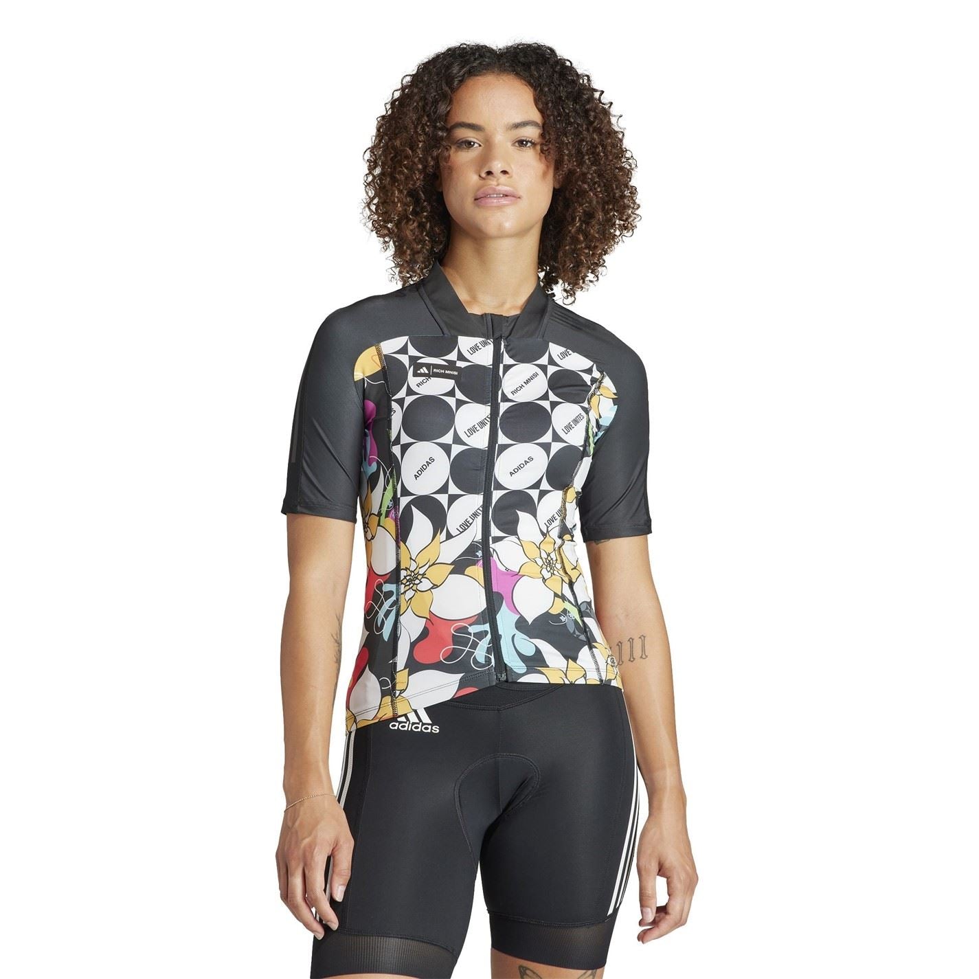adidas Womens Rich Mnisi X The Cycling Short Sleeve Shirt