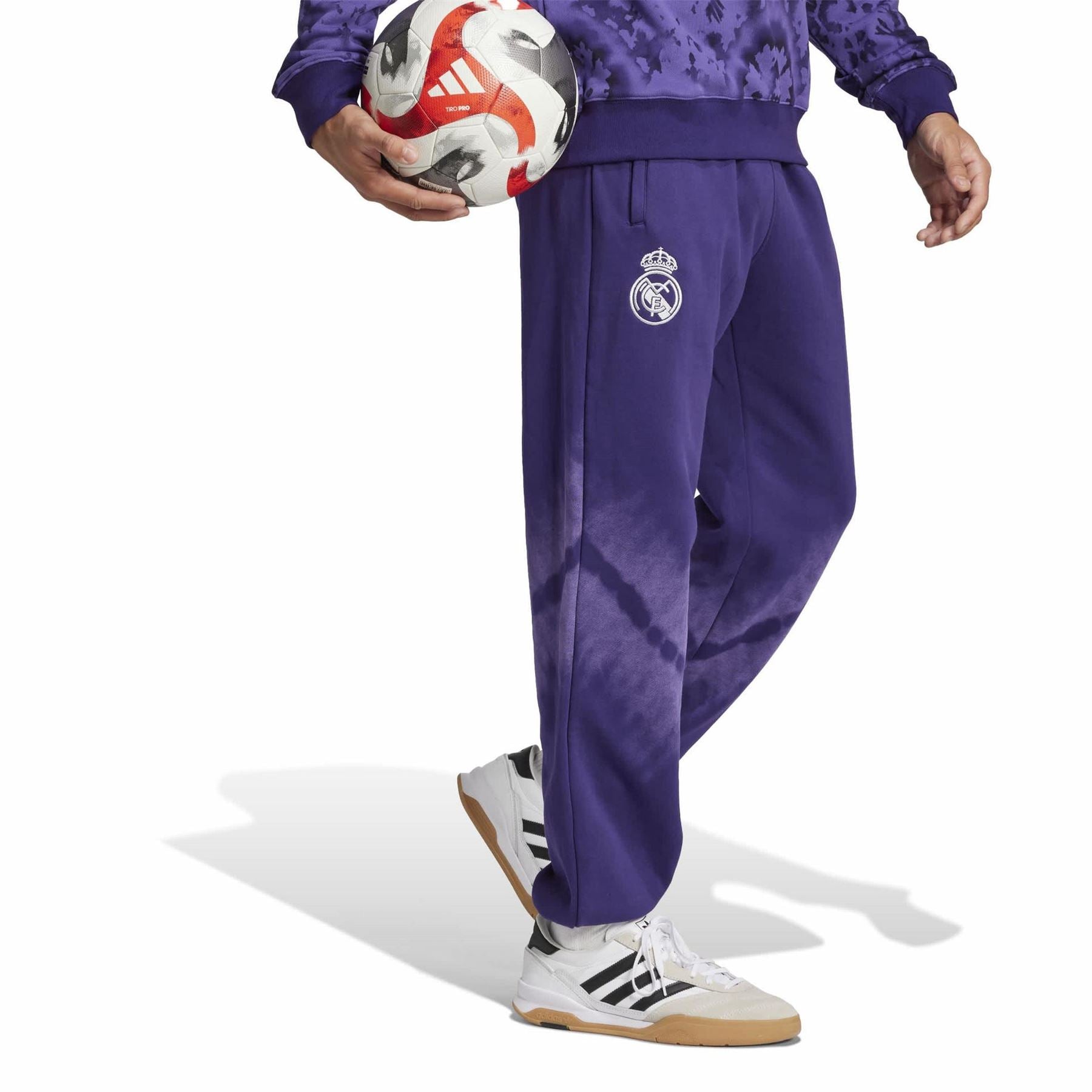 adidas Mens Real Madrid Tracksuit Bottoms