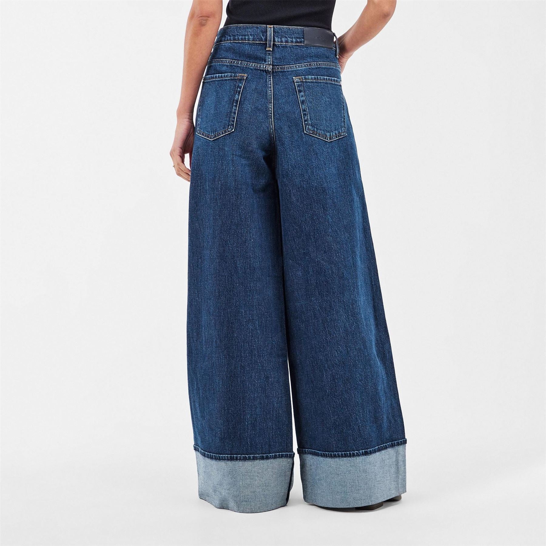 7 For All Mankind Marie Wide Leg Wide Fit Jeans