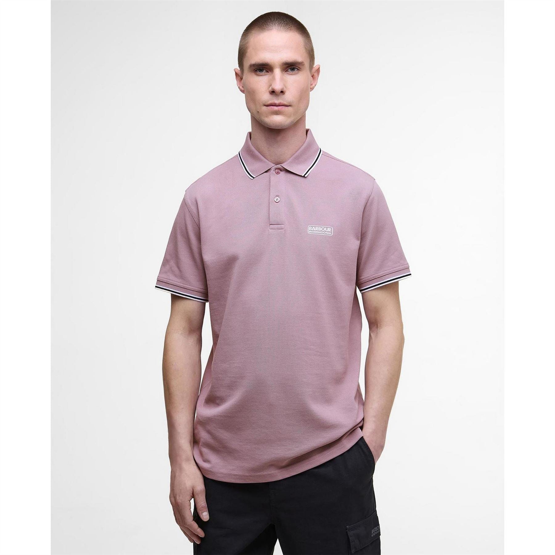 Barbour International Tipped Short Sleeve Polo Shirt