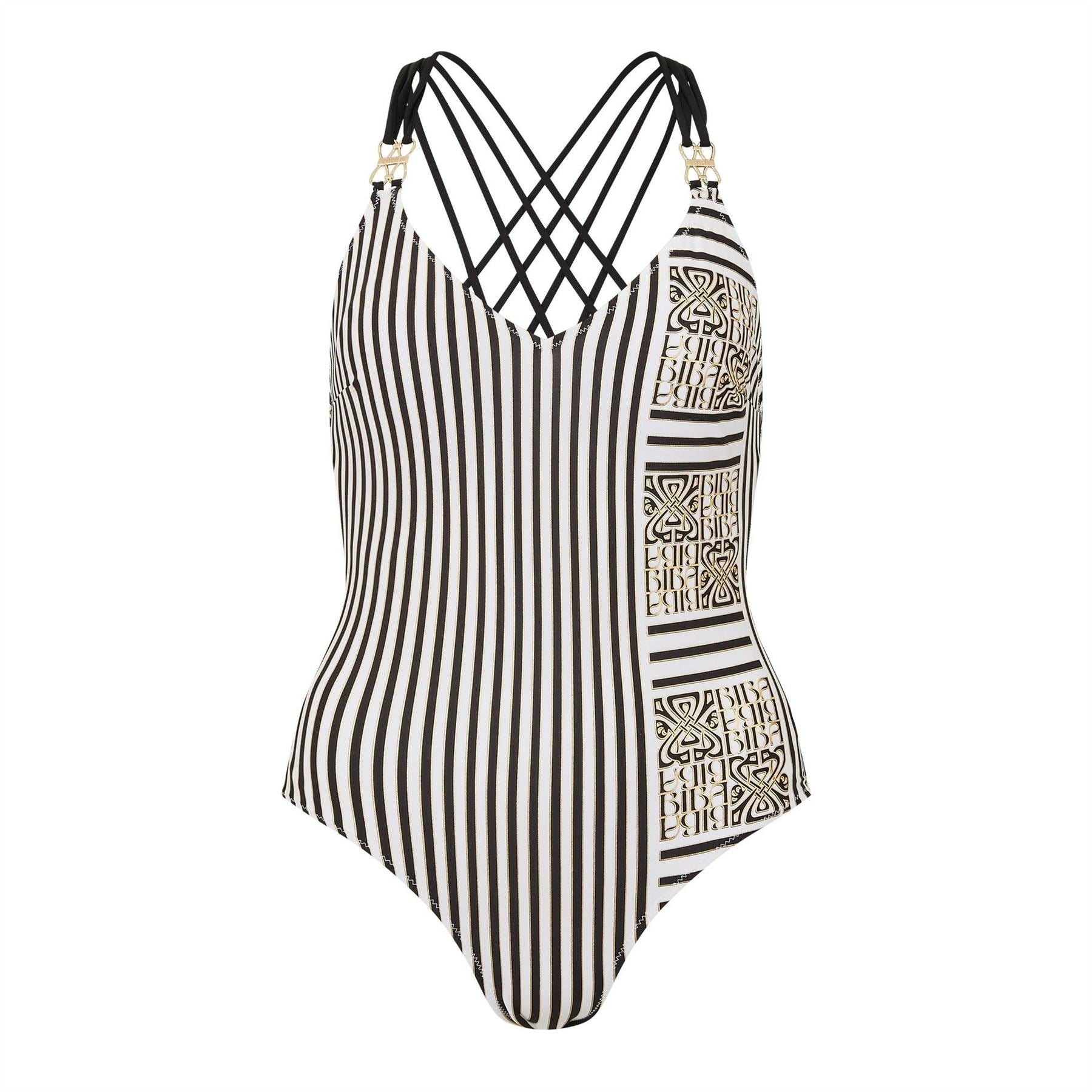 Biba Kayla Stripe Patterned Swimsuit