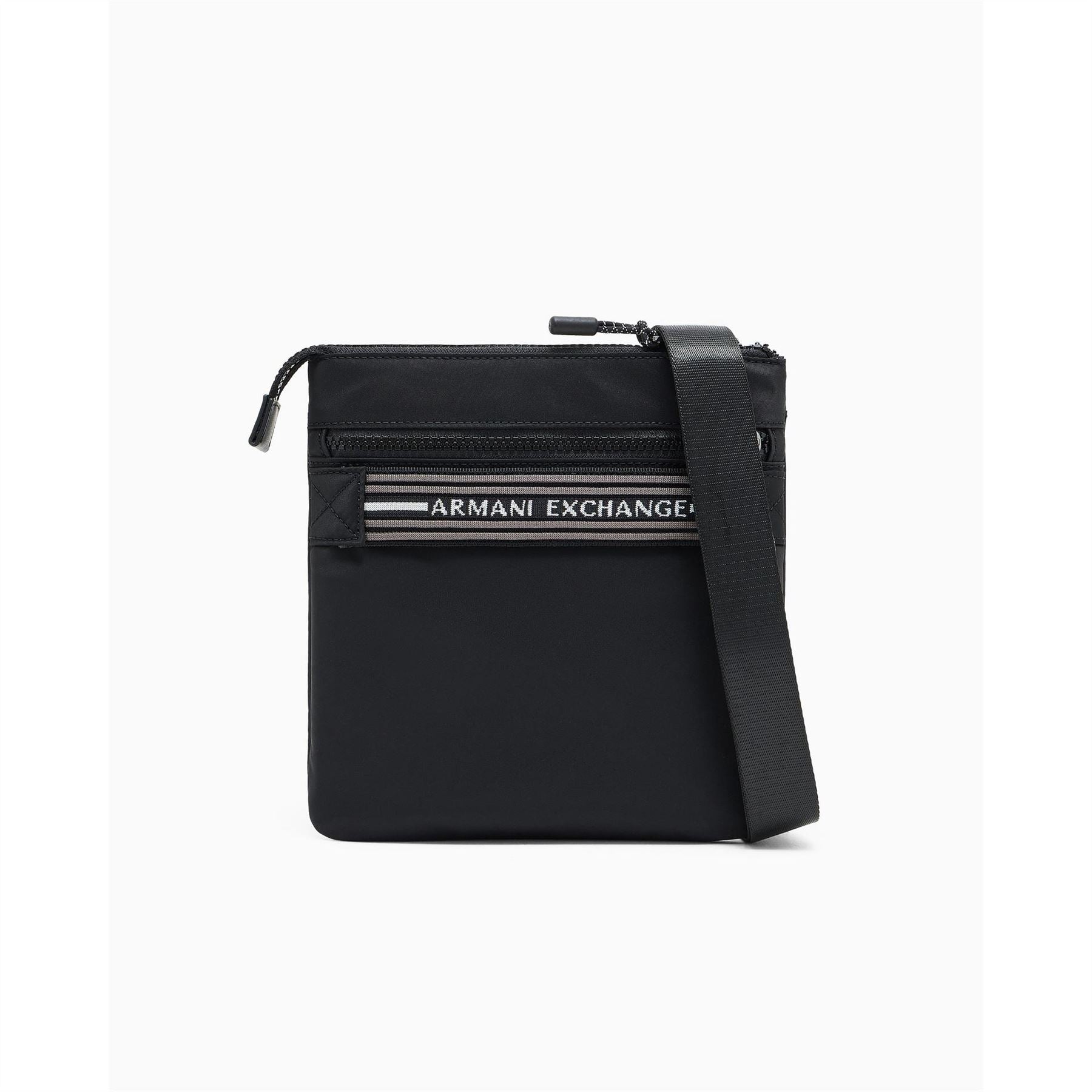 Armani Exchange Exchange Stripe Patterned Messenger Bag