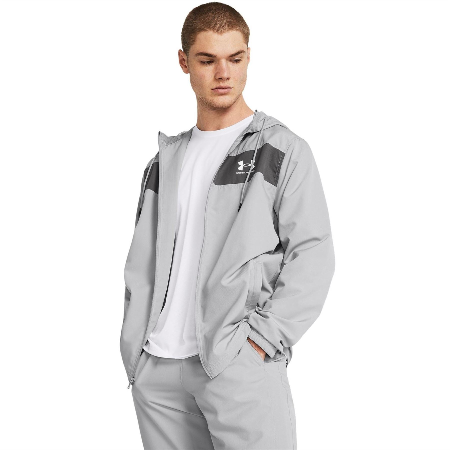Under Armour  Sportstyle Water Resistant Wind Resistant Long Sleeve Windbreaker