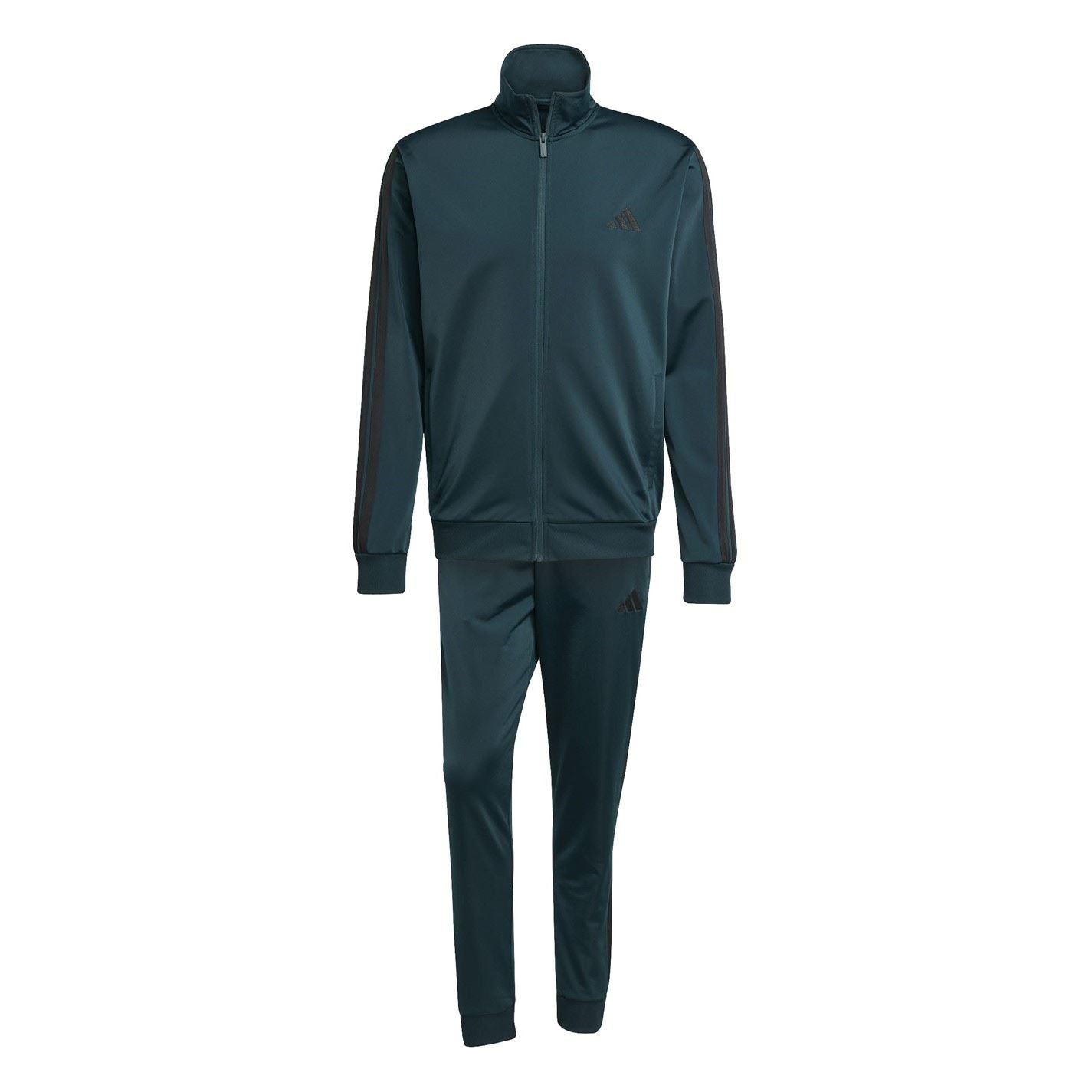 adidas Basic 3   Stripes Tricot Tracksuit