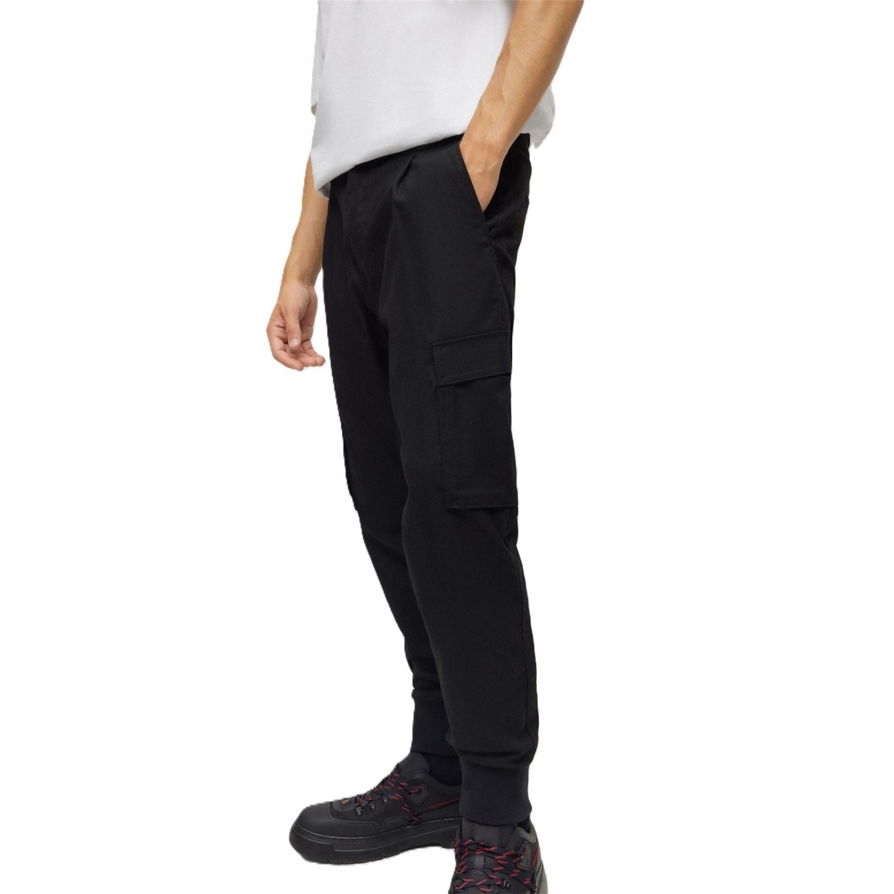 Hugo Glavin231f1 Solid Patterned Slim Cargo Pants
