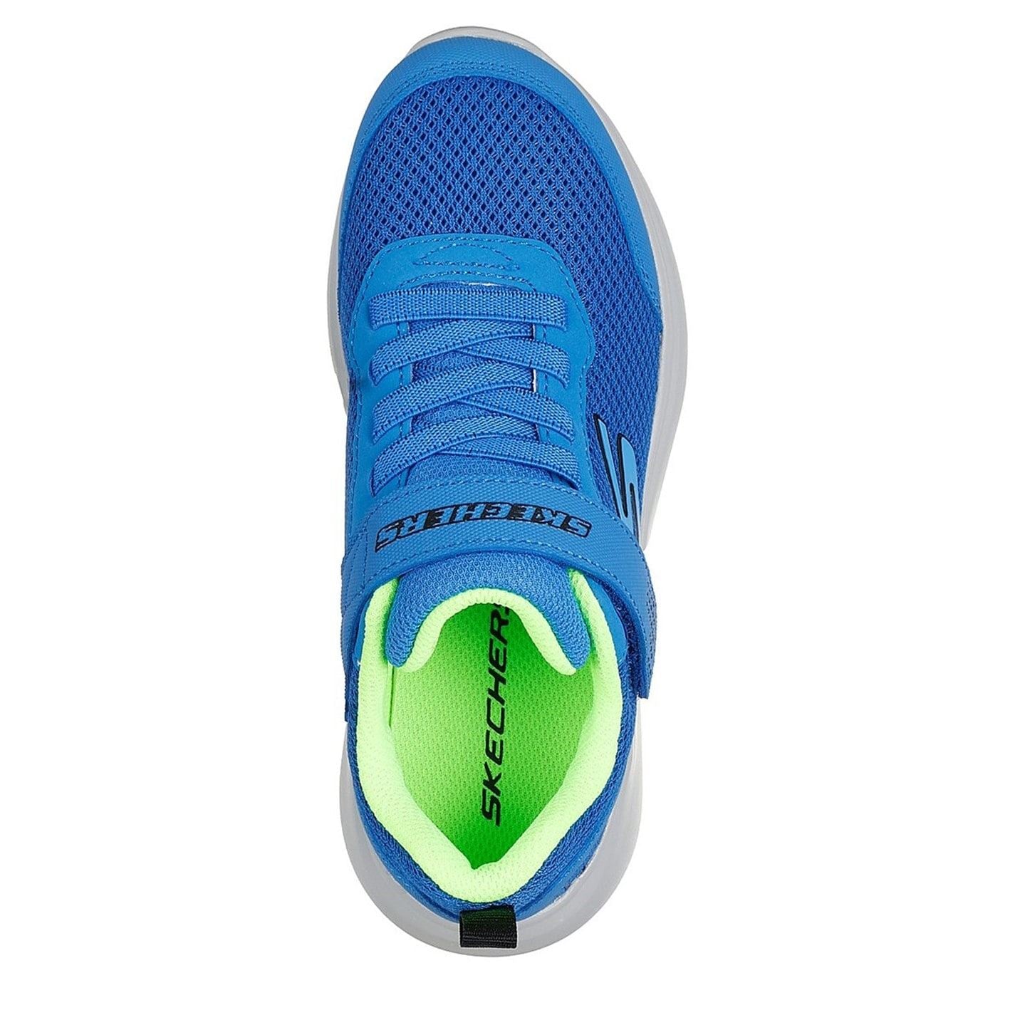 Skechers Lightweight Gore  And  Strap Sneaker Runners Boys