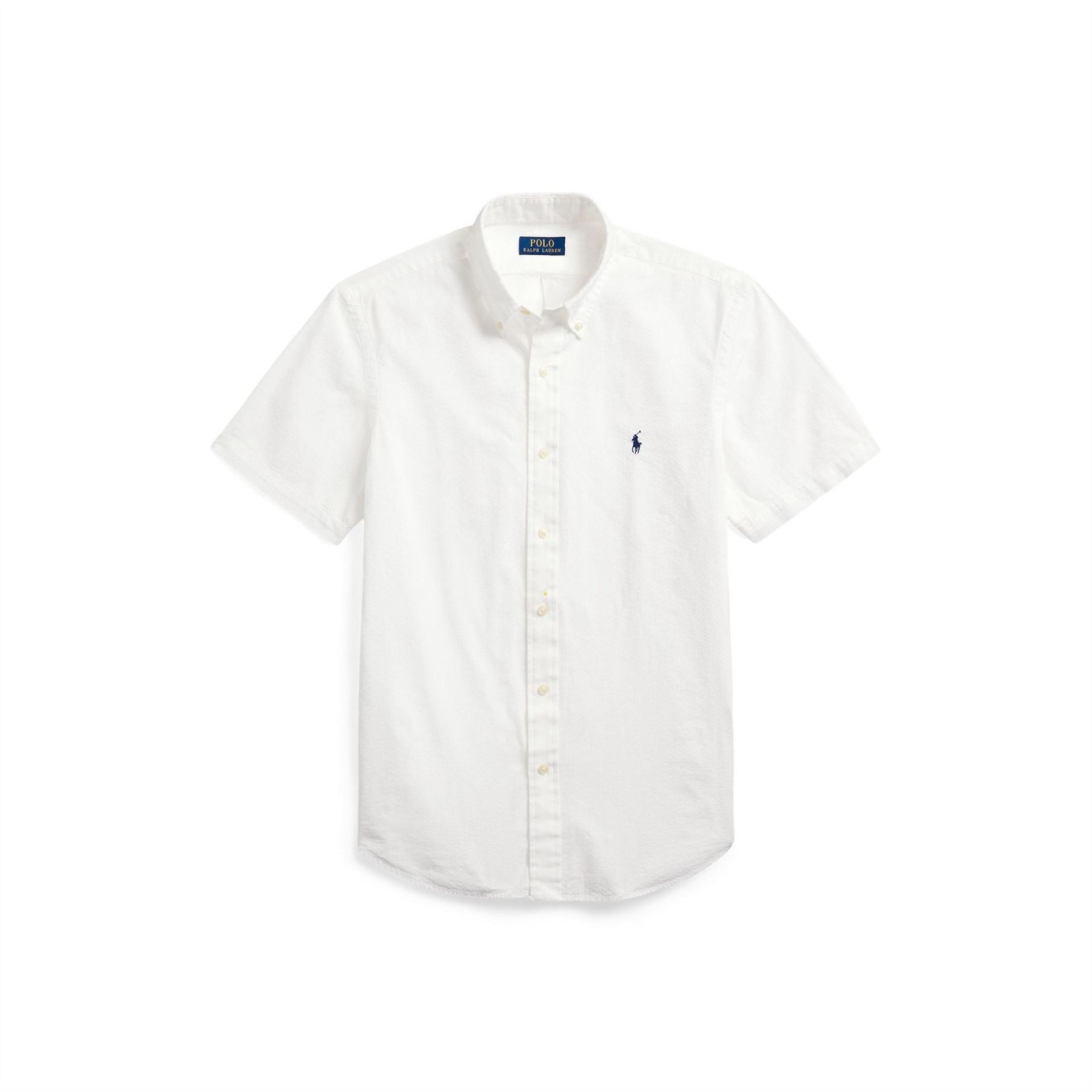 Polo Ralph Lauren Seersucker Regular Fit Button Down Collar Shirt