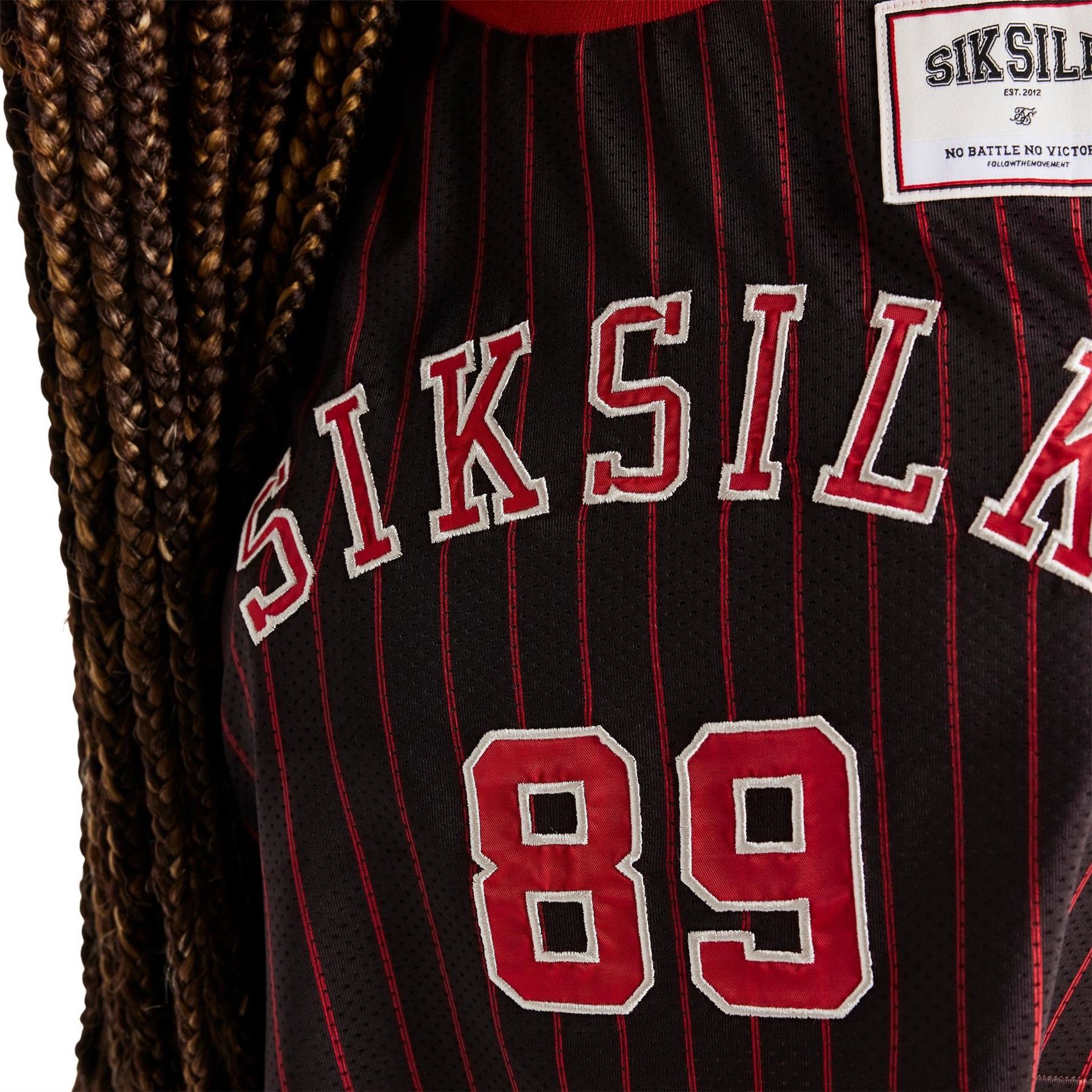 SikSilk Baseball Cropped Top